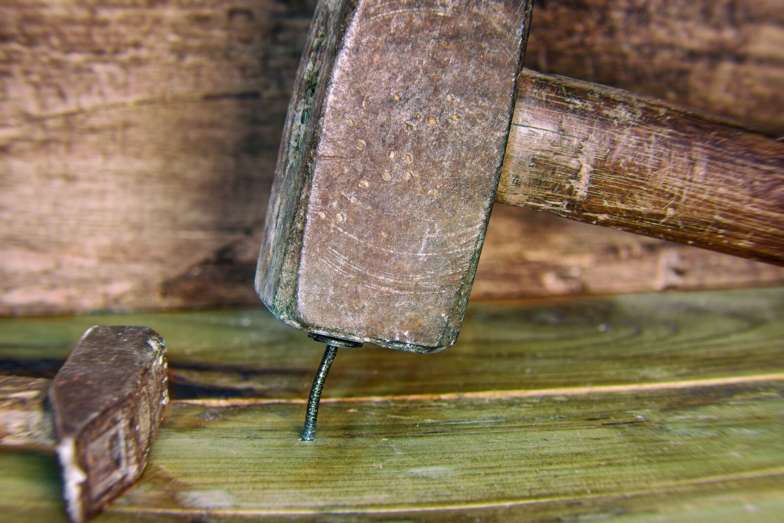 Nikon D7200 sample photo. Hammer, nail, craft photography