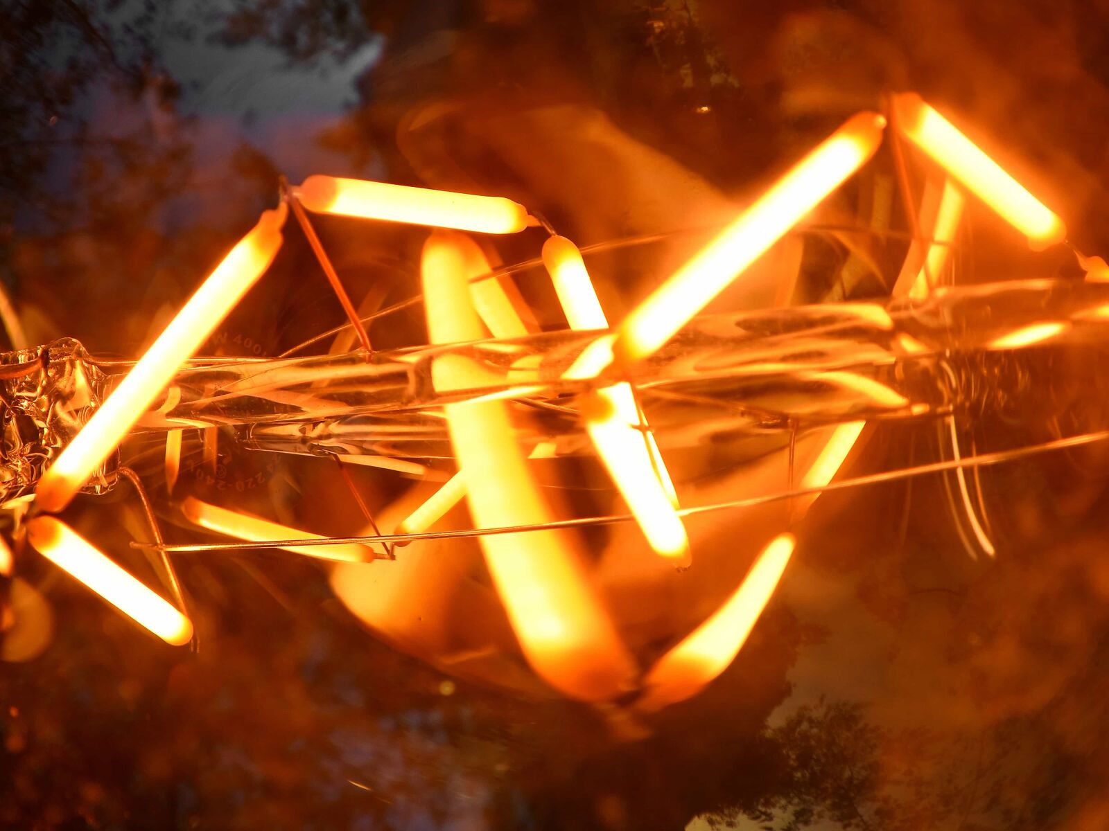 Nikon D5500 sample photo. Light bulb, wires, heat photography