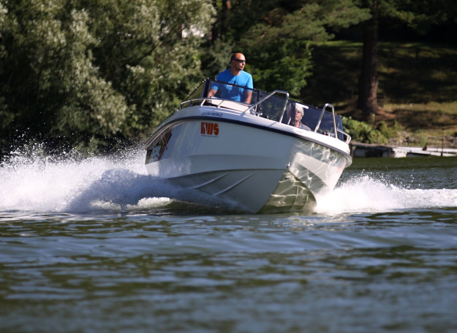 Canon EOS 50D sample photo. Bella 600 br, motorboat, kws photography