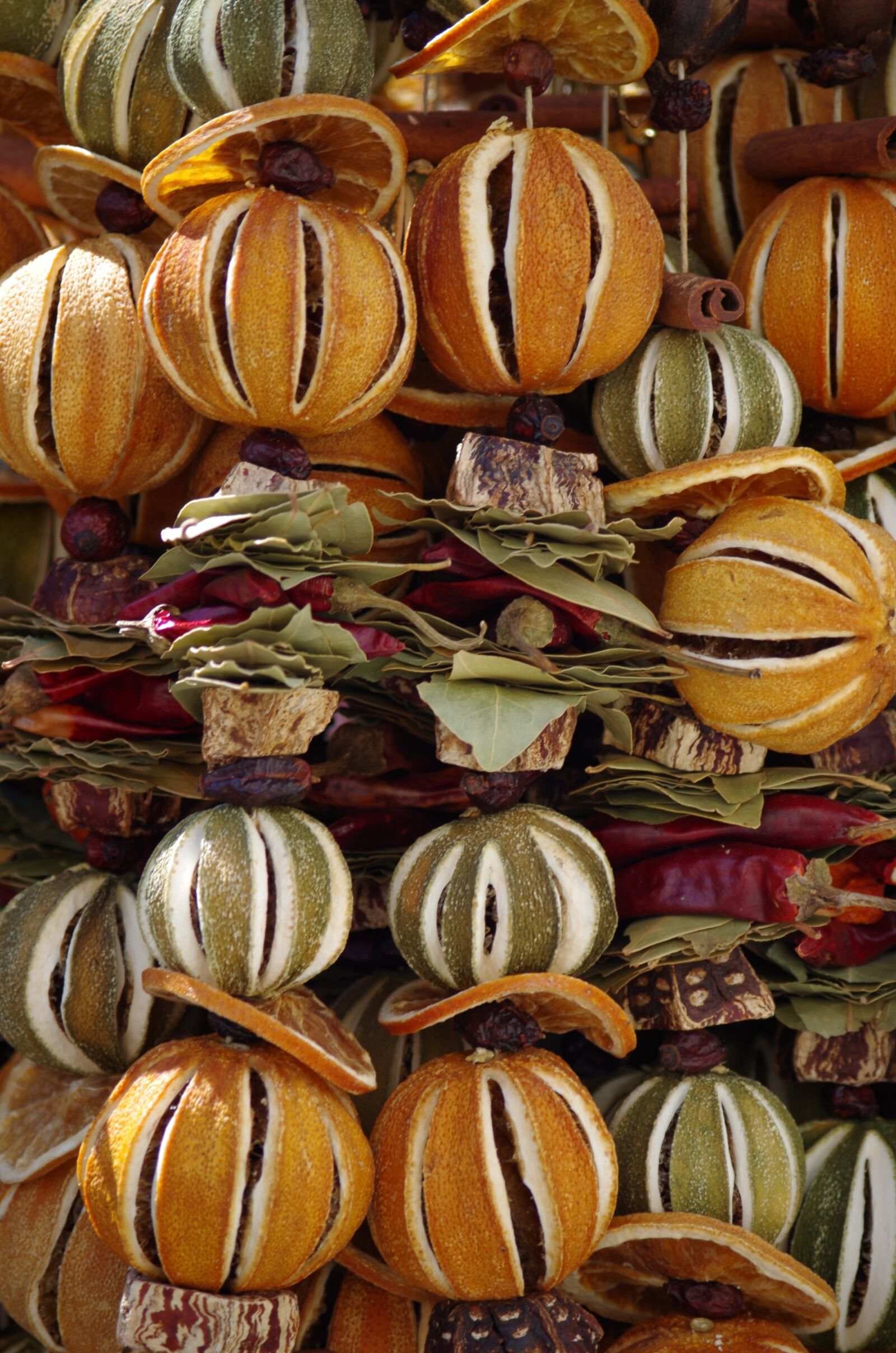 Pentax K-500 sample photo. Orange, dried, fruit photography