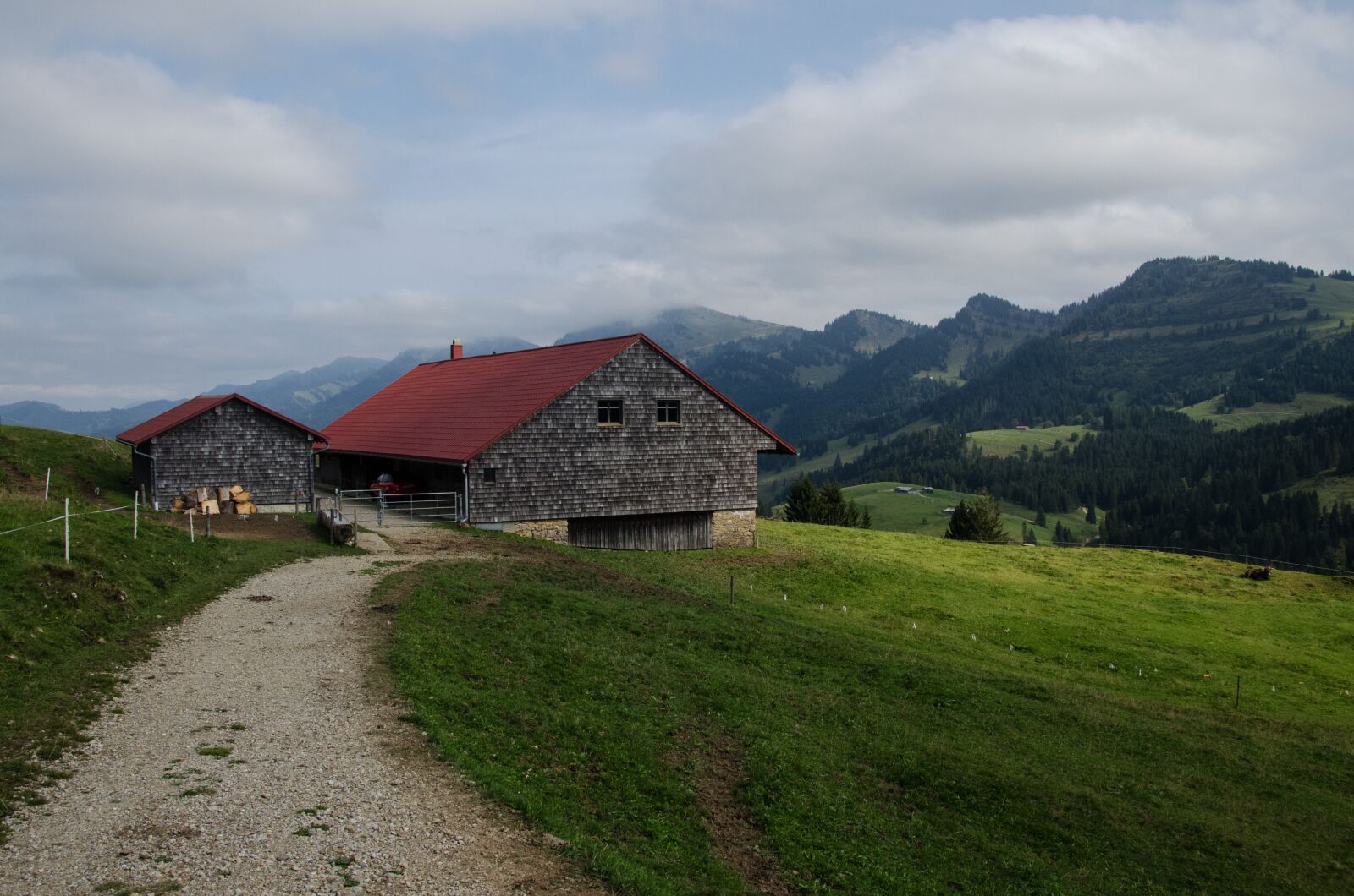 Nikon D5100 sample photo. Hut, mountains, hiking photography