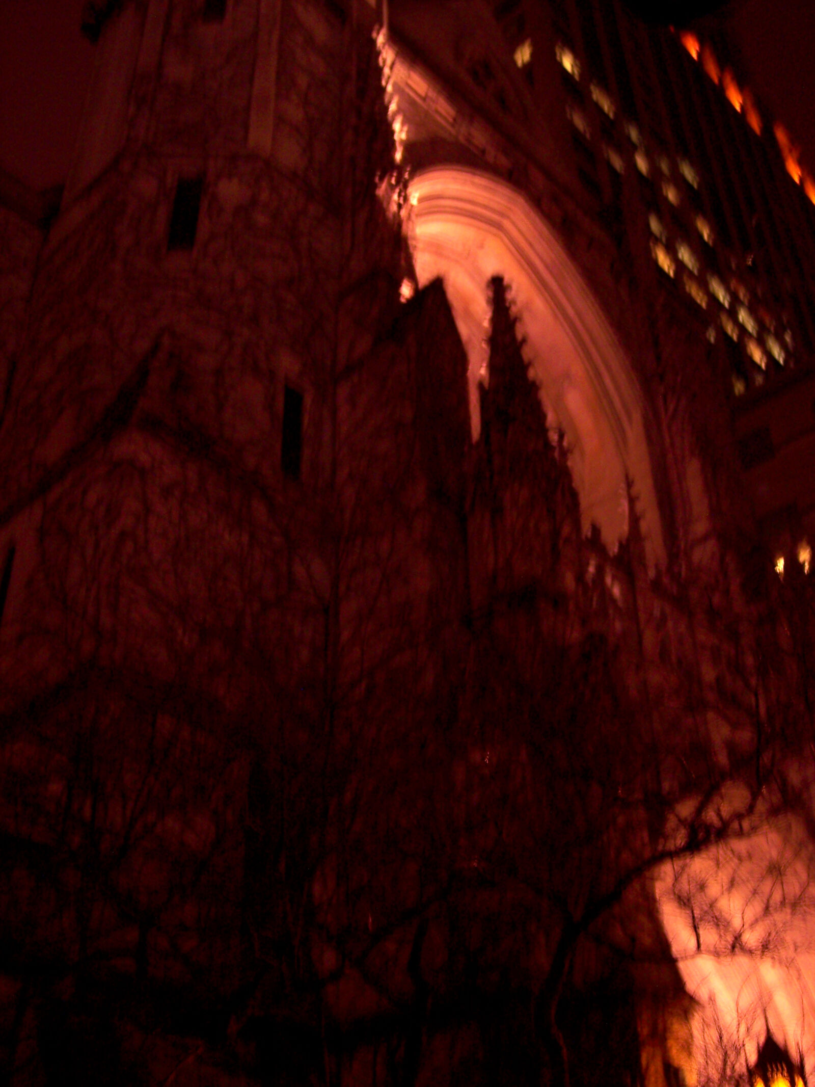 Kodak DX7630 ZOOM DIGITAL CAMERA sample photo. Architecture, blurred, church, dark photography