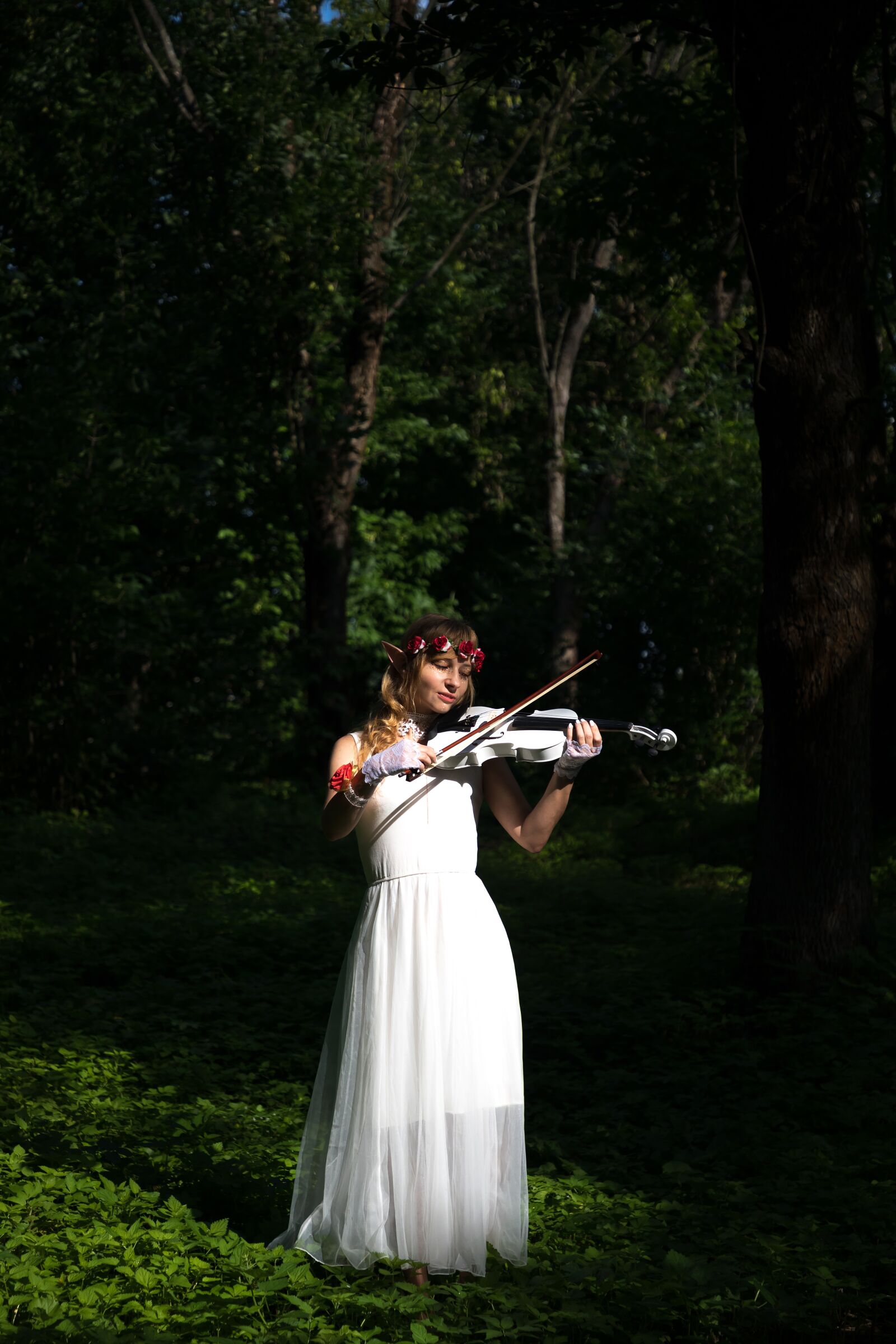 Canon EF 24-105mm F4L IS II USM sample photo. Violinist, violin, elf photography