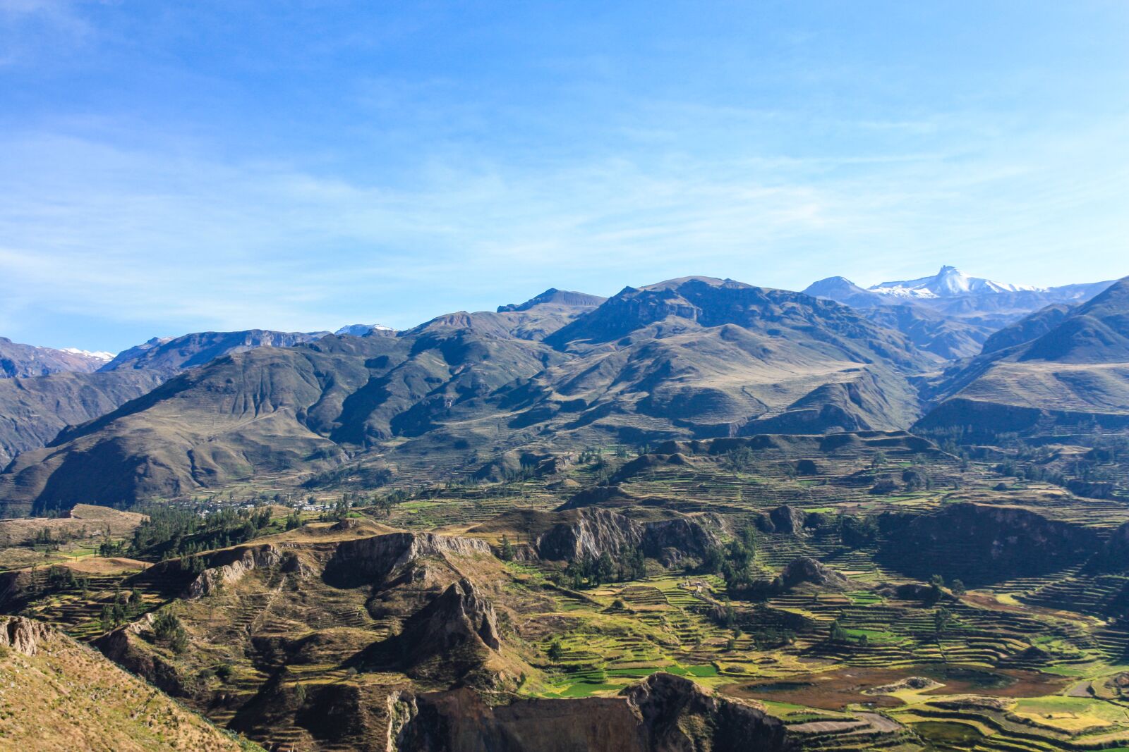 Canon EOS 450D (EOS Rebel XSi / EOS Kiss X2) sample photo. Colca canyon, canyon, terraces photography