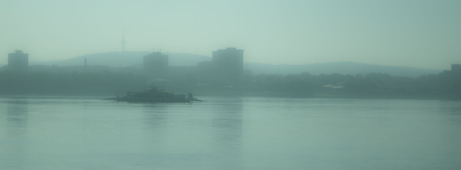 Nikon D5500 sample photo. Mist, danube, fog photography
