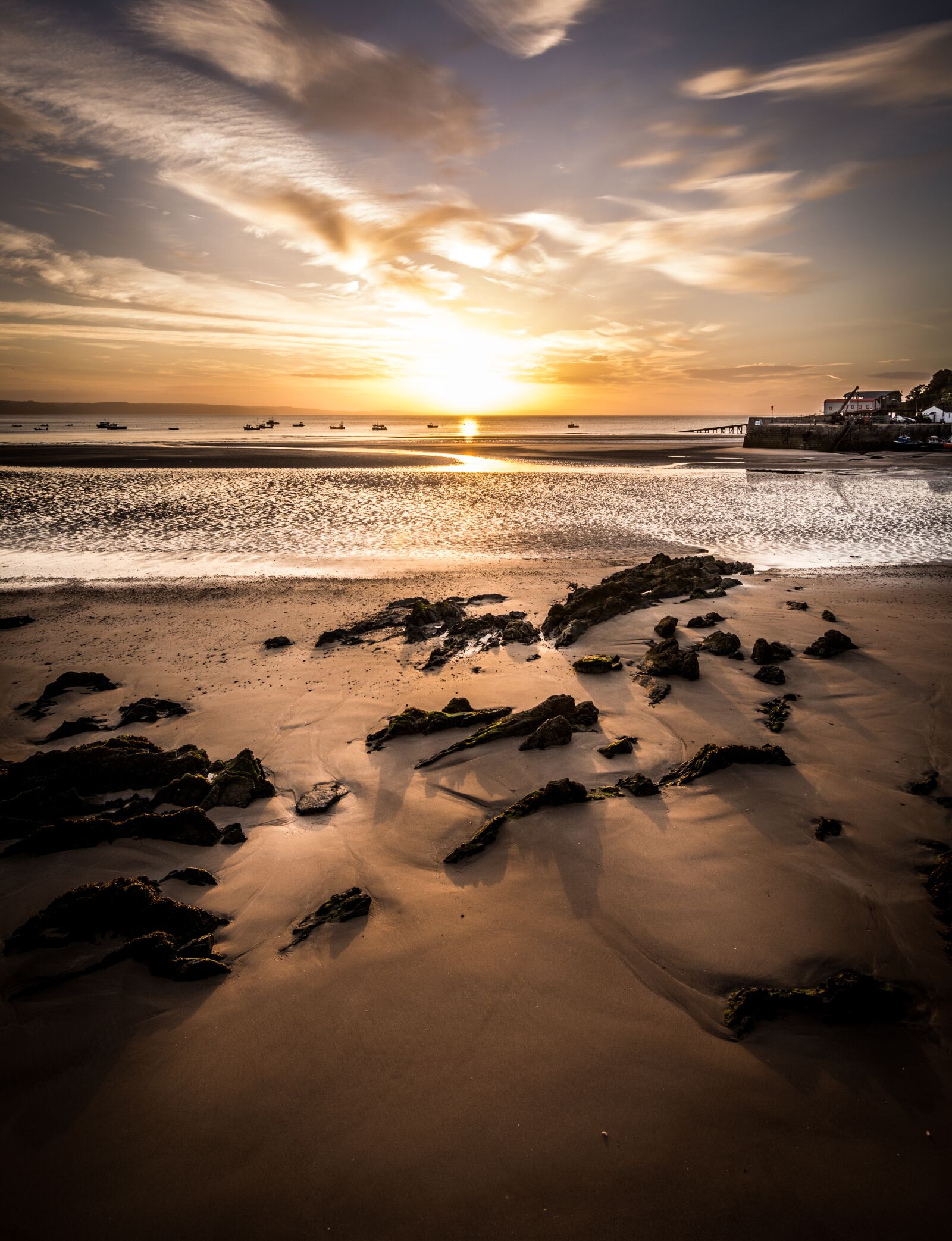 Tokina AT-X Pro 11-16mm F2.8 DX II sample photo. Tenby, sunrise, seascape photography