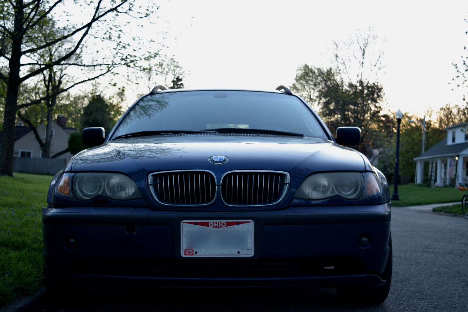 Nikon D3300 sample photo. Blue, bmw, sedan photography