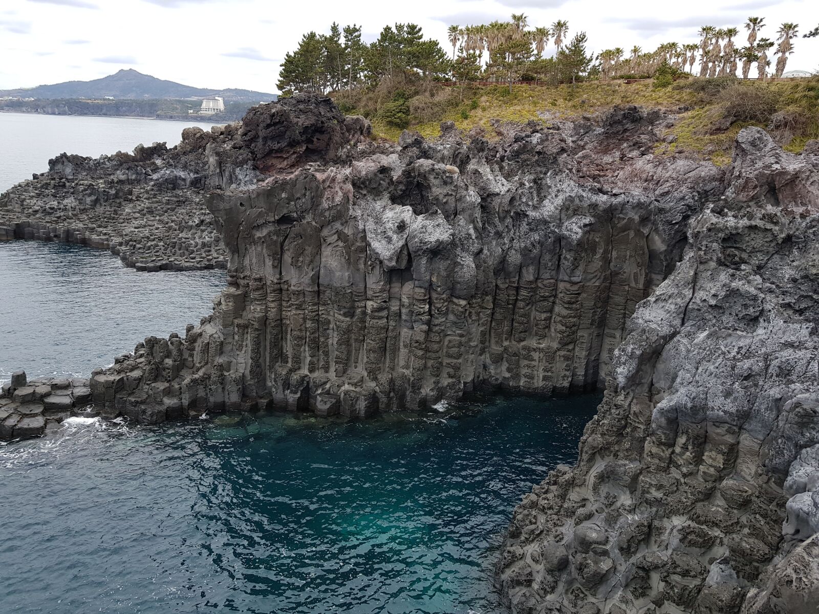 Samsung Galaxy S8 sample photo. Jeju island, sea, jusangjeolli photography