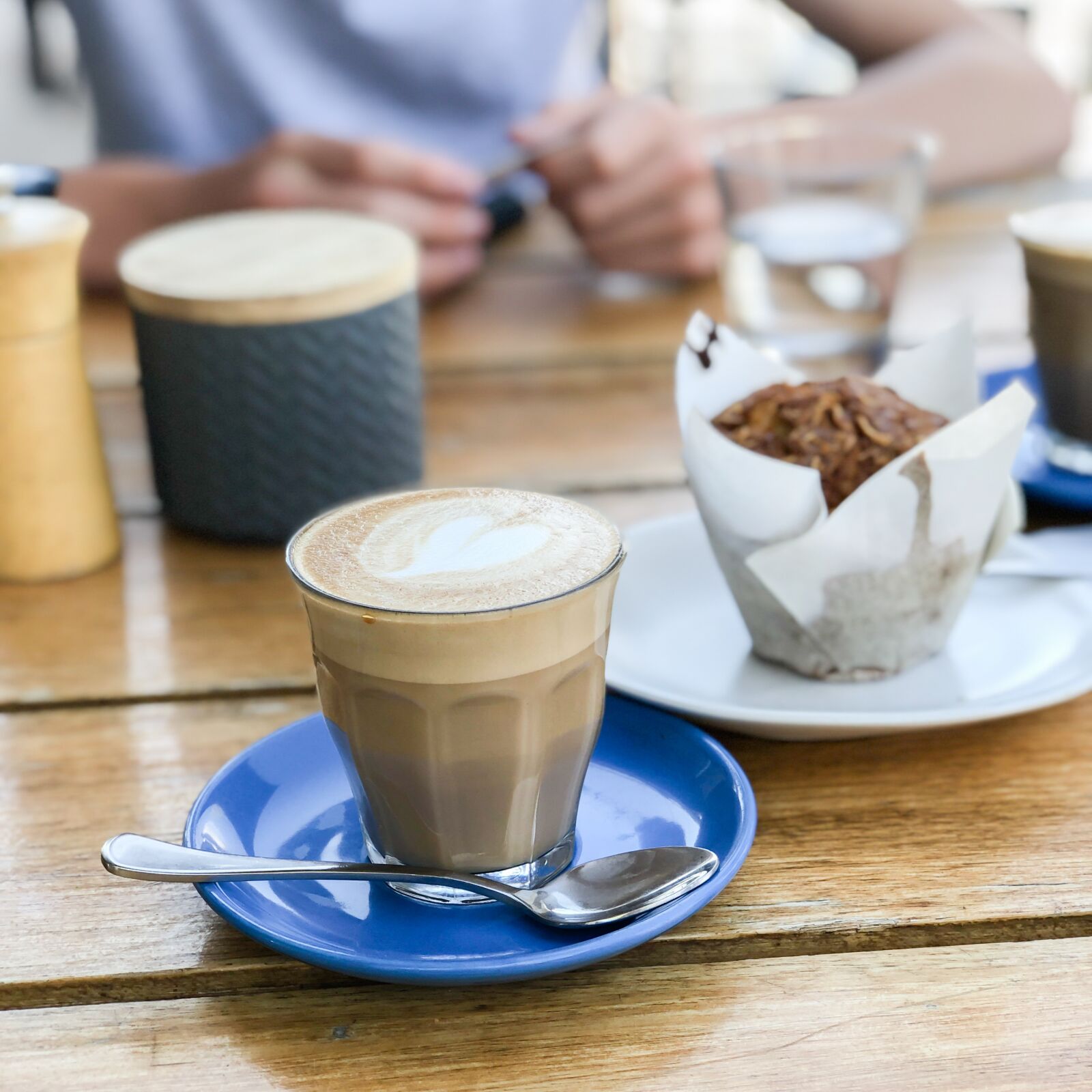 iPhone X back dual camera 6mm f/2.4 sample photo. Coffee, latte, cafe photography