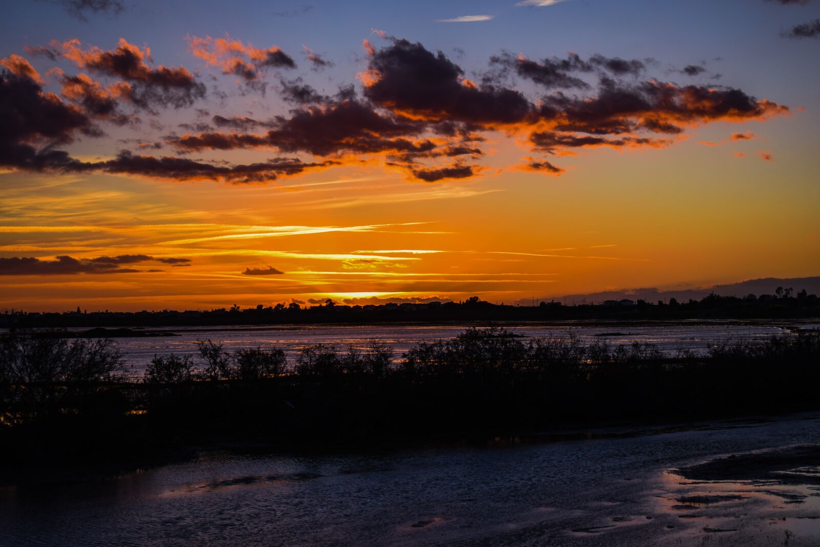 Nikon D3300 sample photo. Seasonal lake, wetland, sunset photography