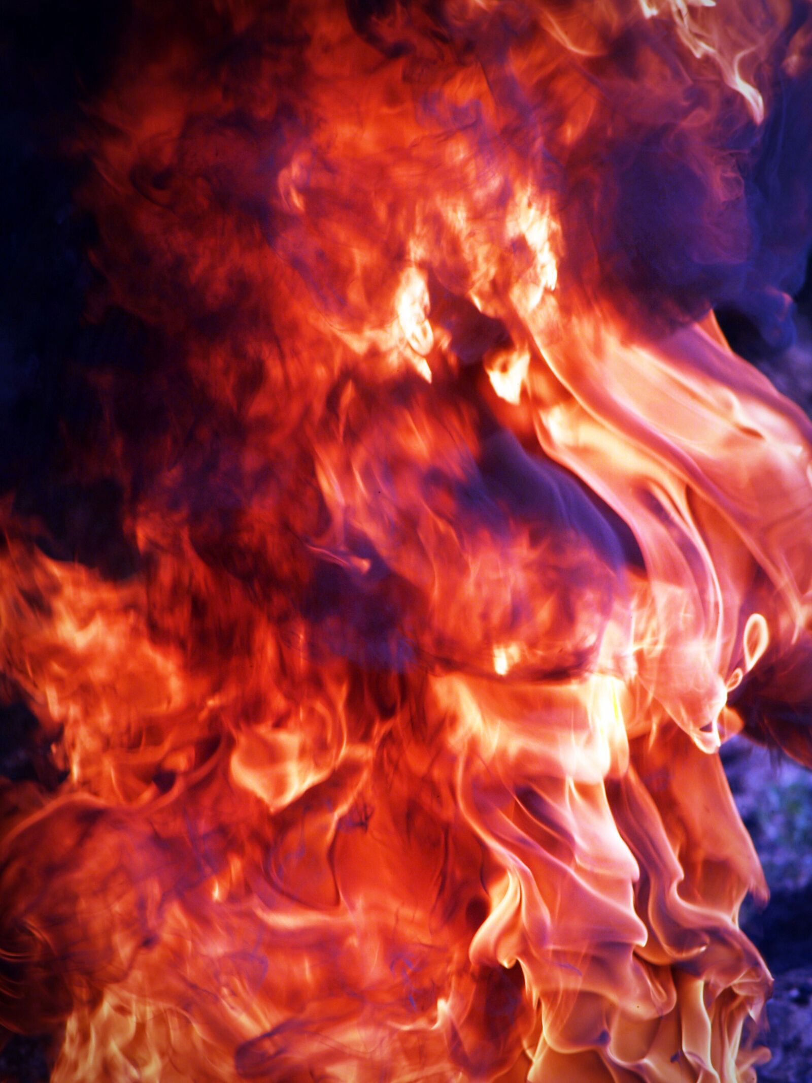Olympus E-300 (EVOLT E-300) sample photo. Background, burn, burnt, close photography