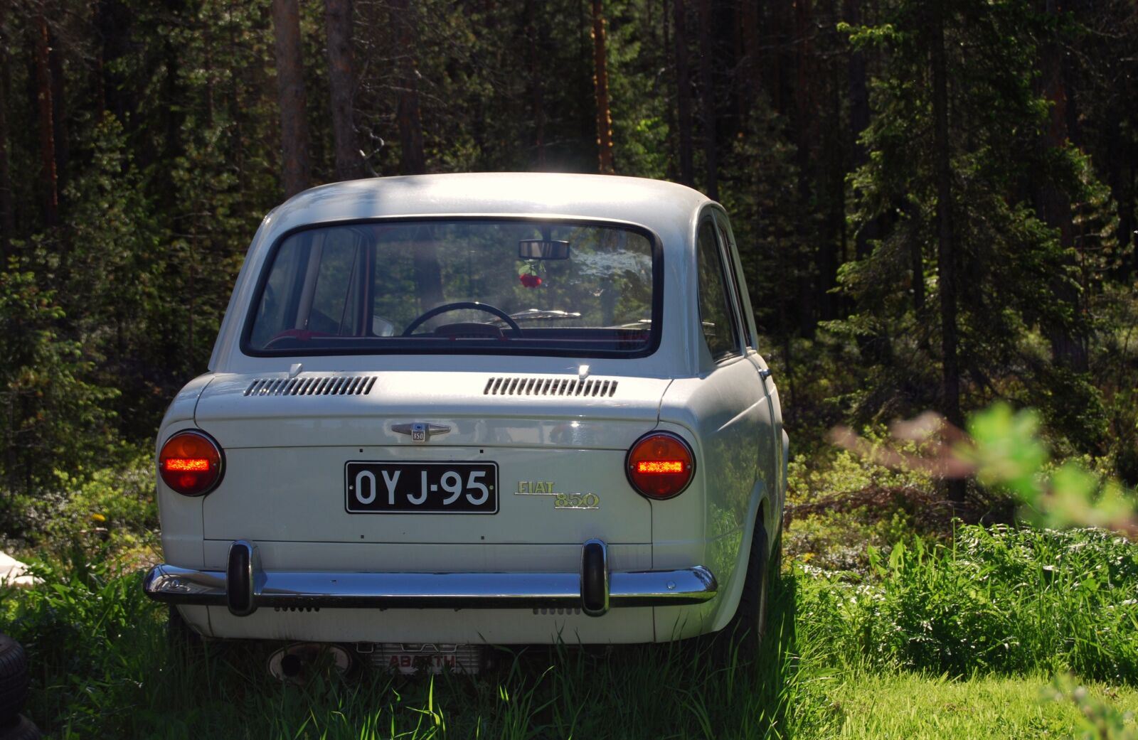 Nikon D40X sample photo. Fiat 850, summer, old photography