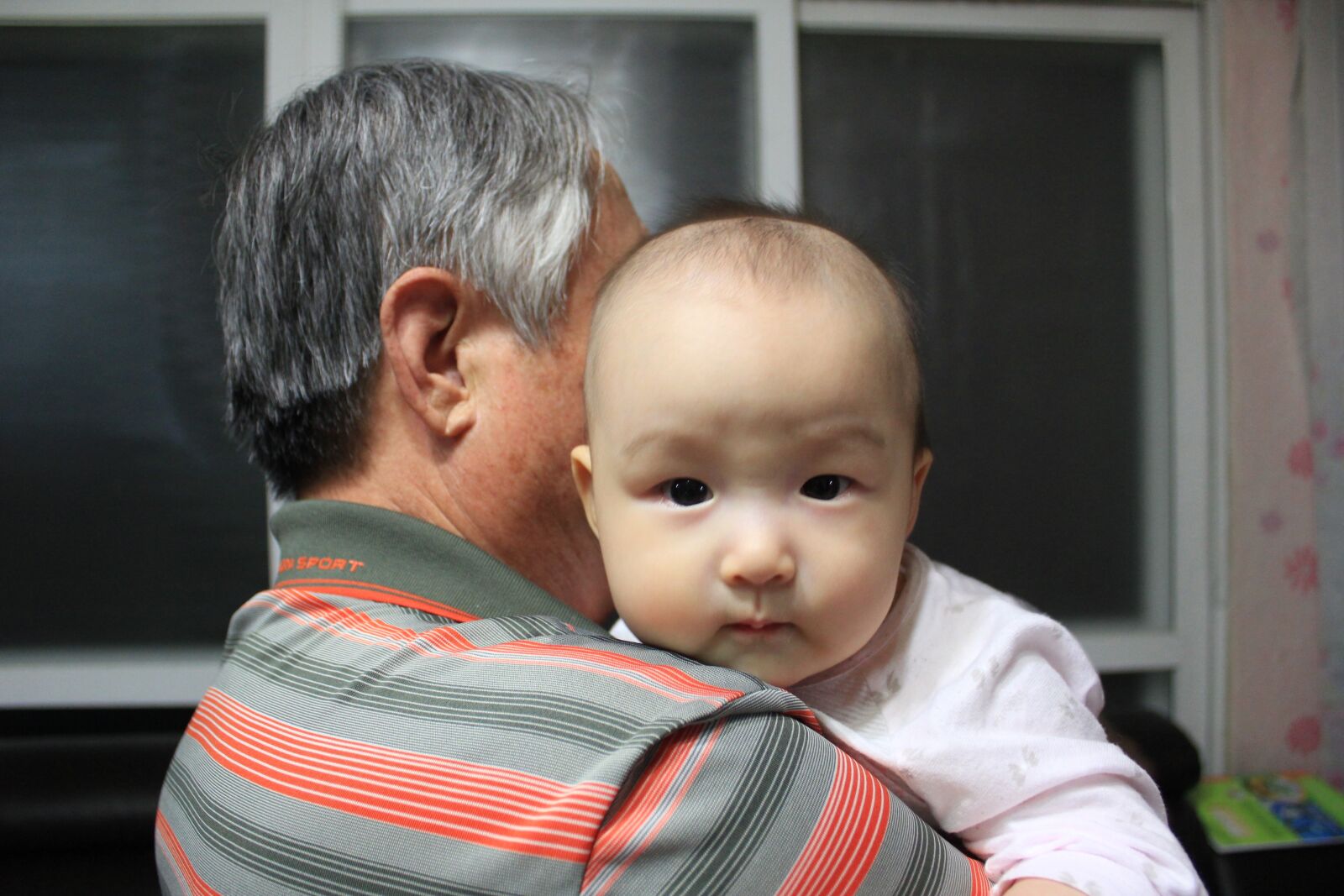 Canon EOS 550D (EOS Rebel T2i / EOS Kiss X4) sample photo. Grandpa, baby, love photography