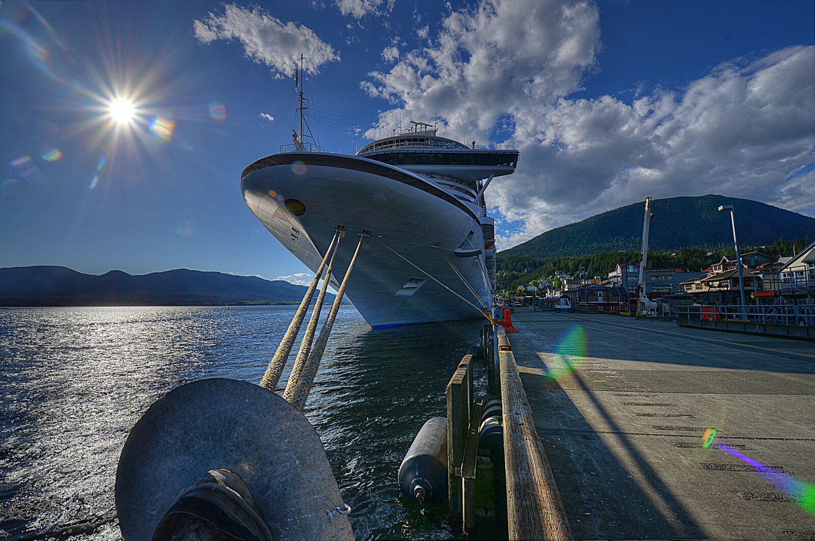 Nikon D7000 sample photo. Cruise ship, ketchikan, alaska photography