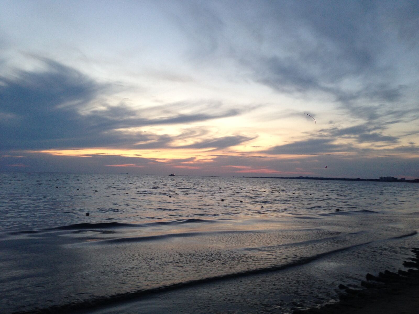 Apple iPhone 5 sample photo. Sea, sky, sunset photography