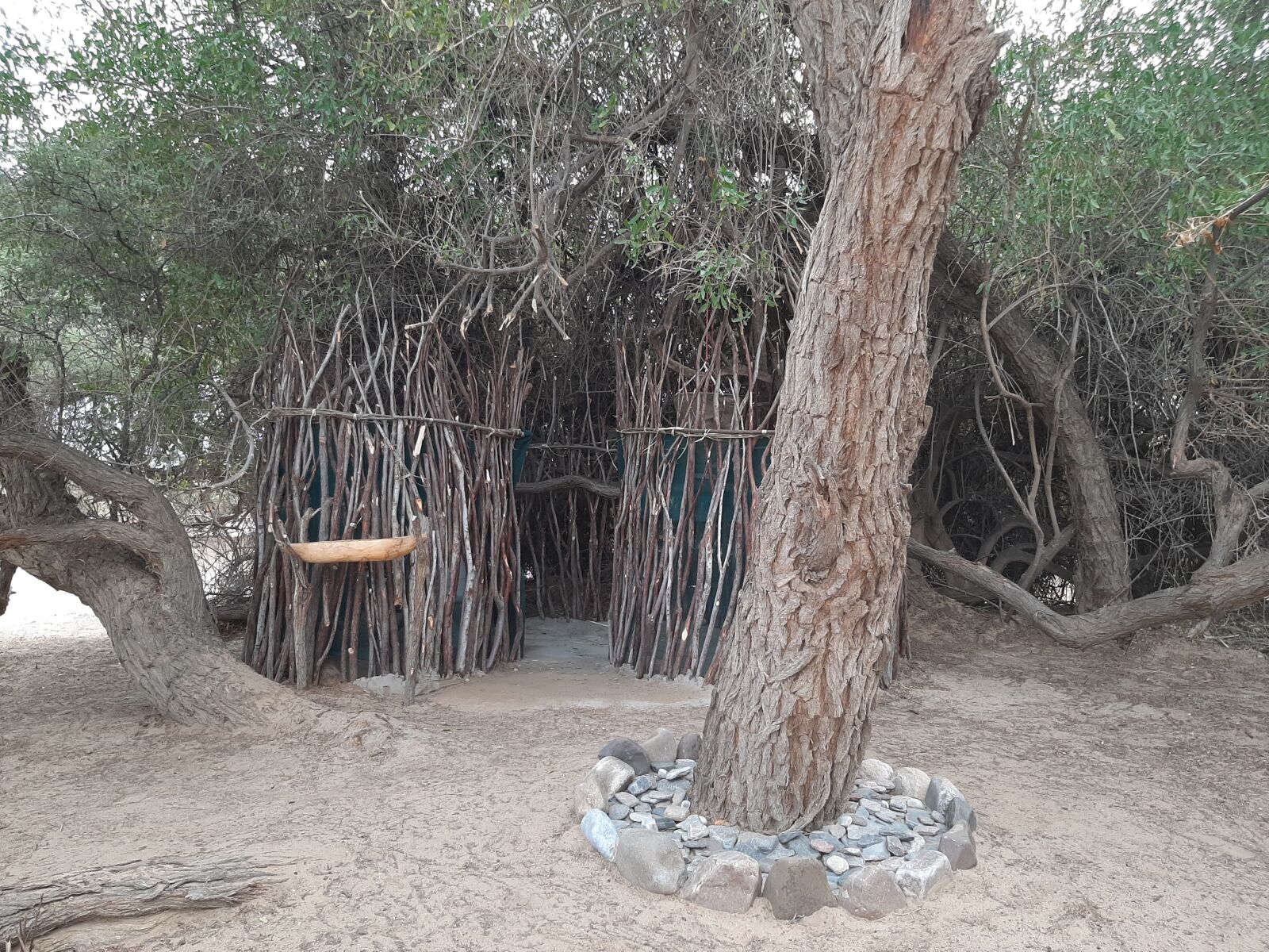 Samsung SM-A505F sample photo. Camp, himba, hut photography