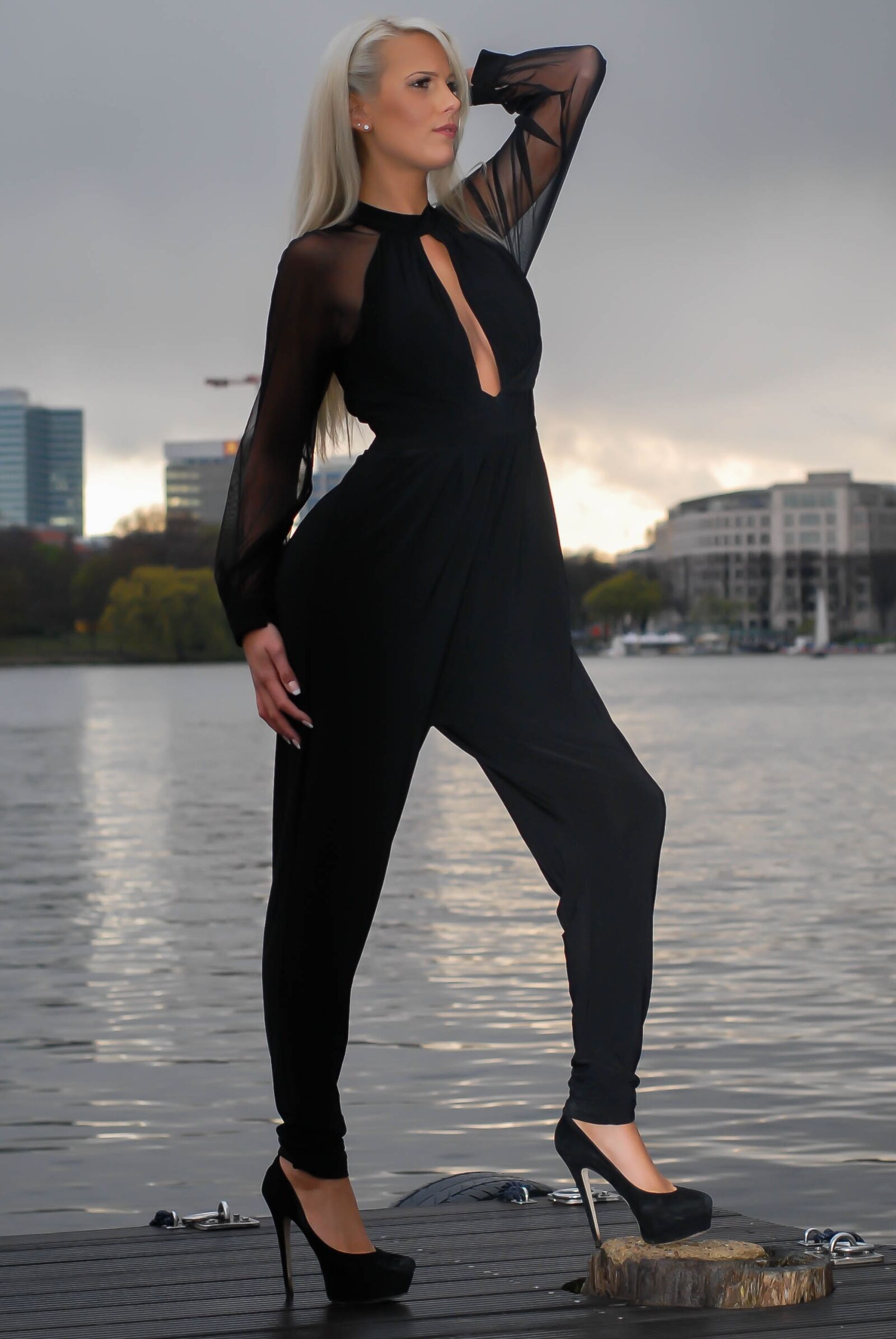 Nikon D200 sample photo. Woman, model, hamburg photography