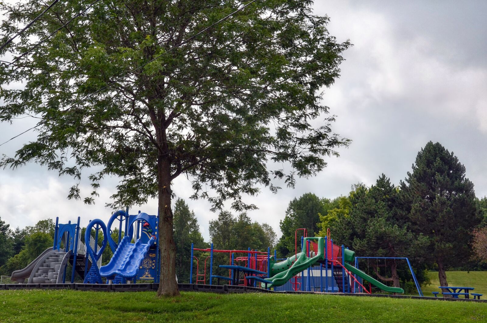 Nikon D5100 sample photo. Park, playground, swing photography