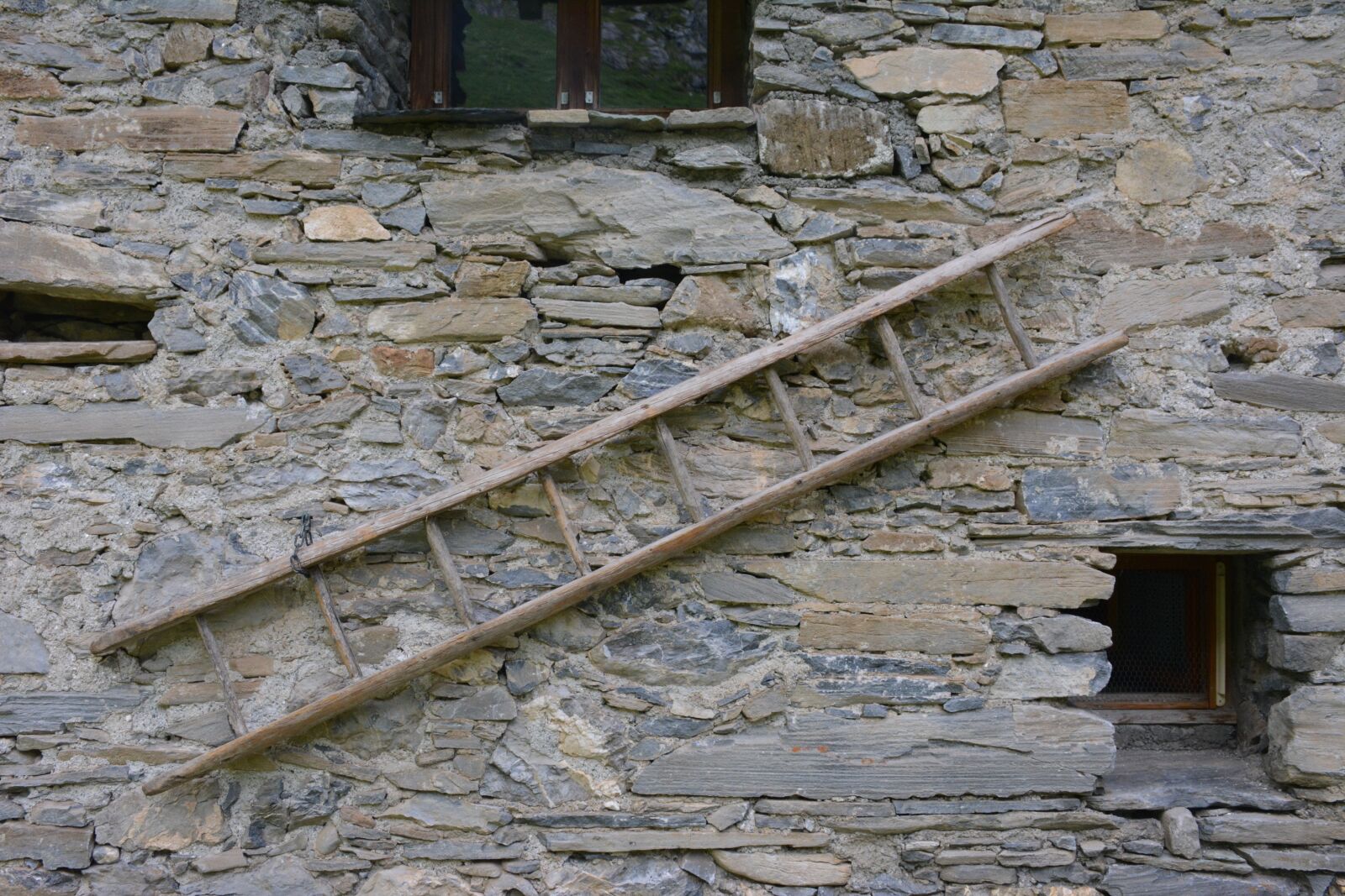 Nikon D5200 sample photo. Ladder, facade, wall photography