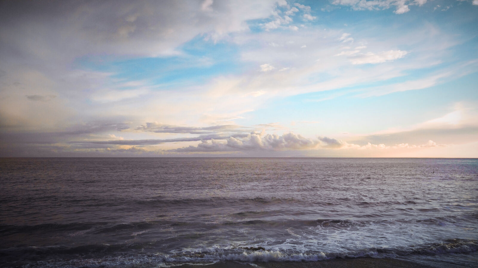 LG V10 sample photo. Ocean, sunset, water photography