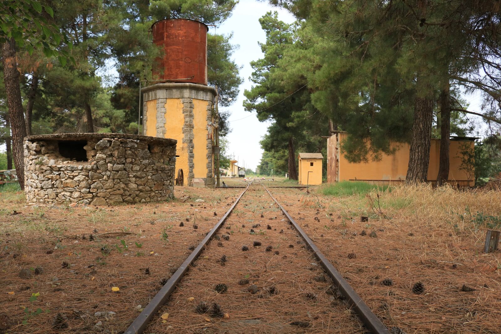 Canon EOS 750D (EOS Rebel T6i / EOS Kiss X8i) sample photo. Farsala, farsala raiway station photography