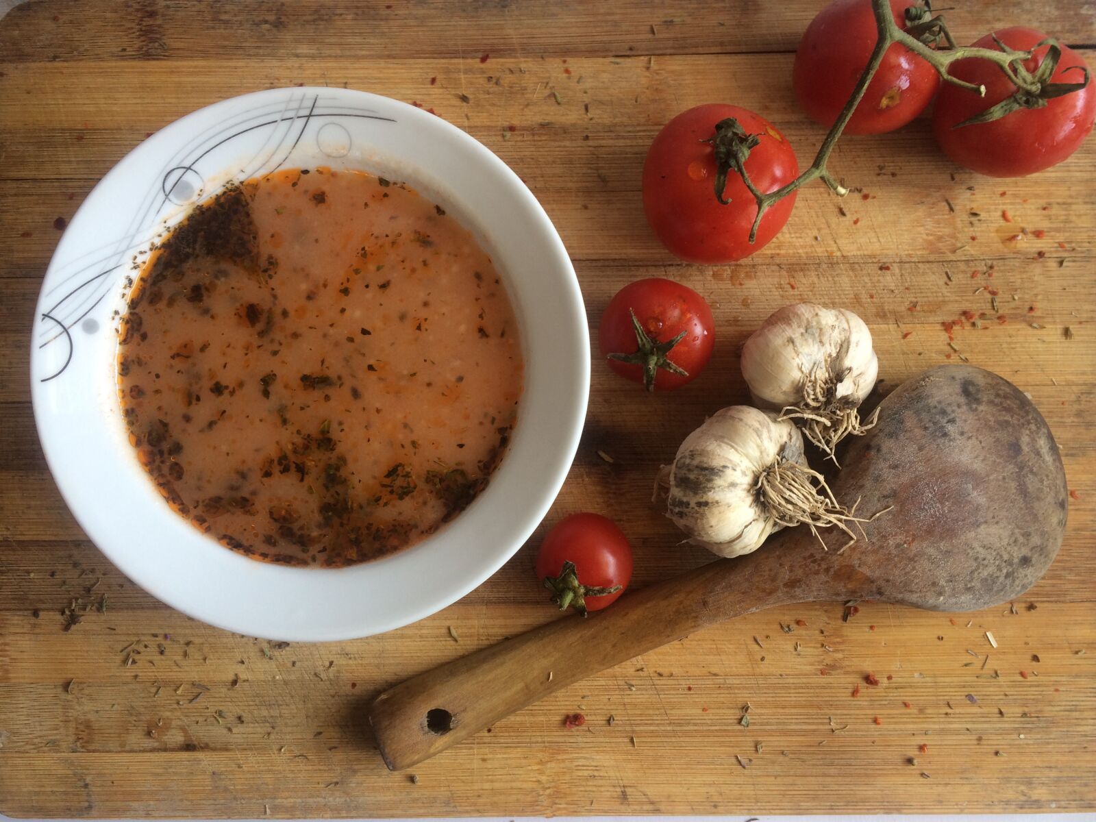 iPhone 5s back camera 4.15mm f/2.2 sample photo. Soup, food, kitchen photography