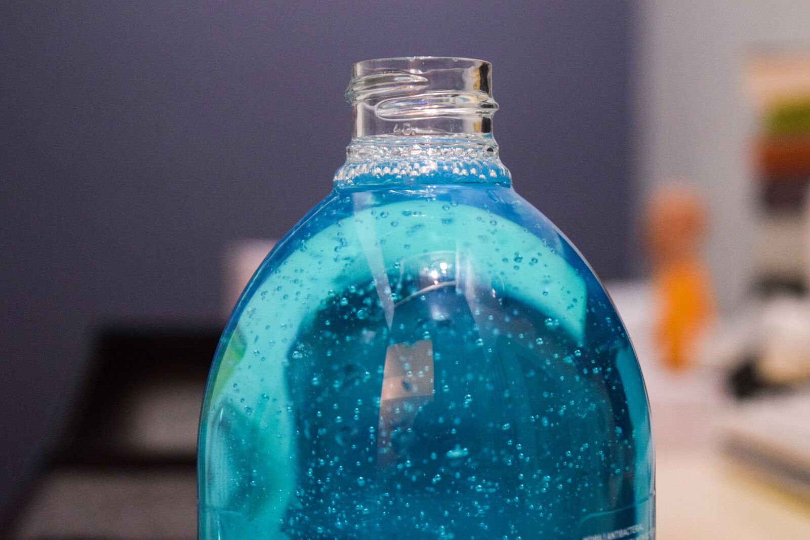 Nikon D3300 sample photo. Blue, soap, water photography