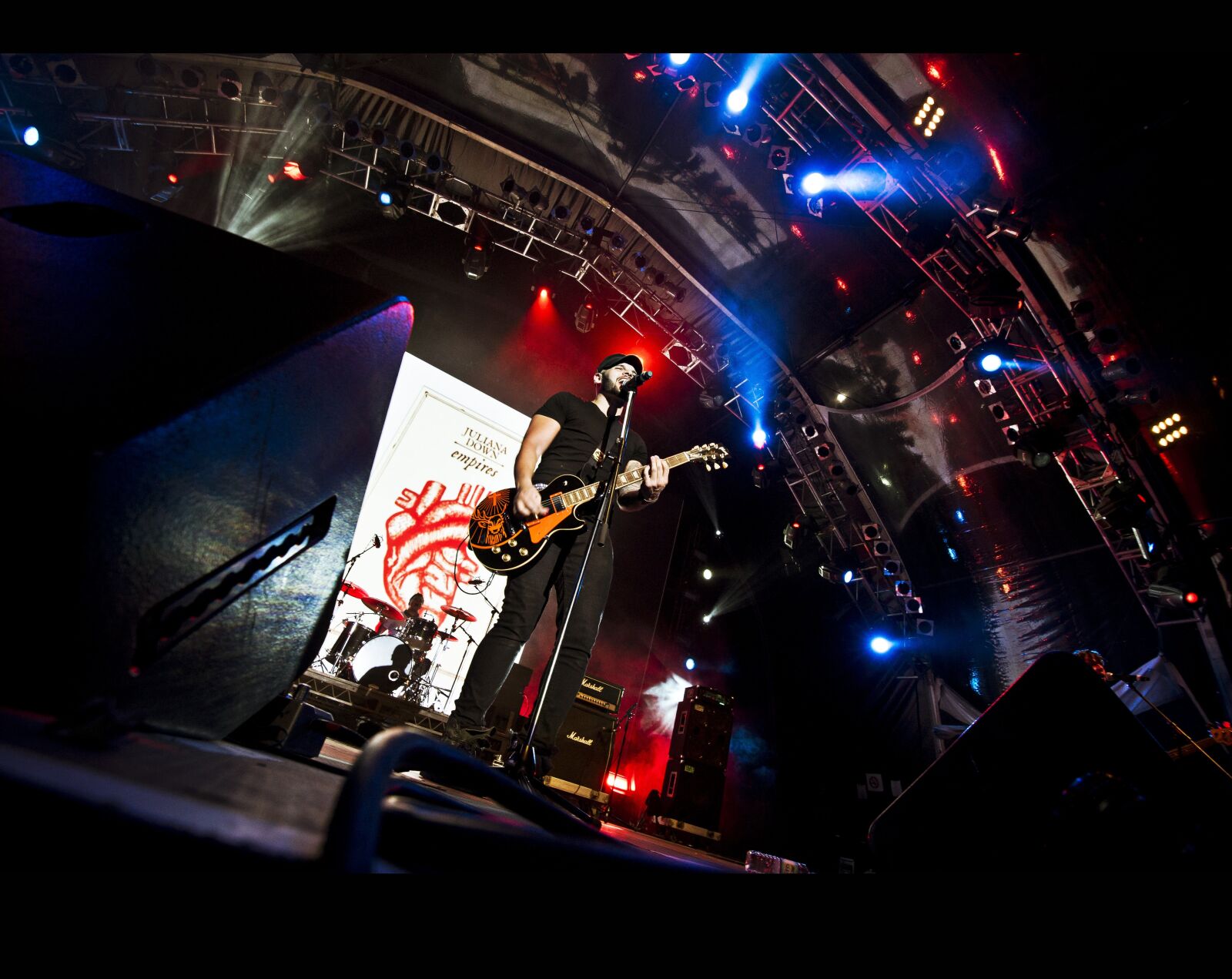 Nikon D3S sample photo. Rock concert, singer, lead photography