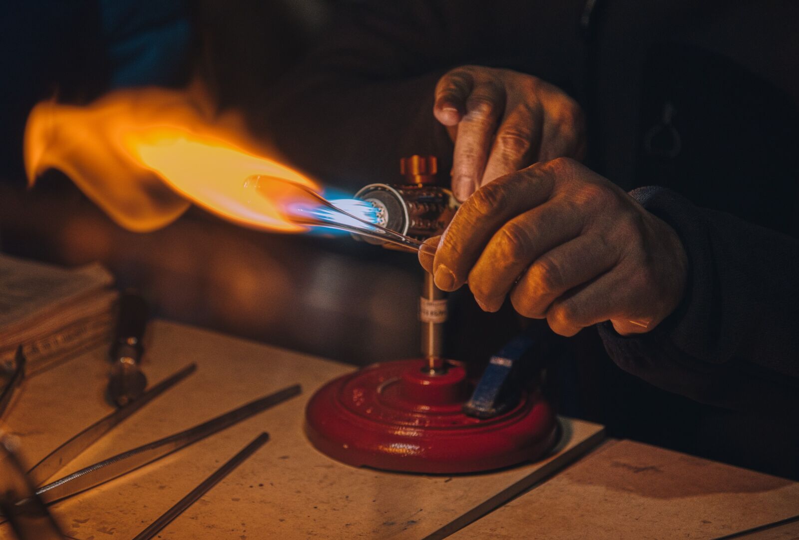 Nikon D750 sample photo. Glass blower, art, craft photography