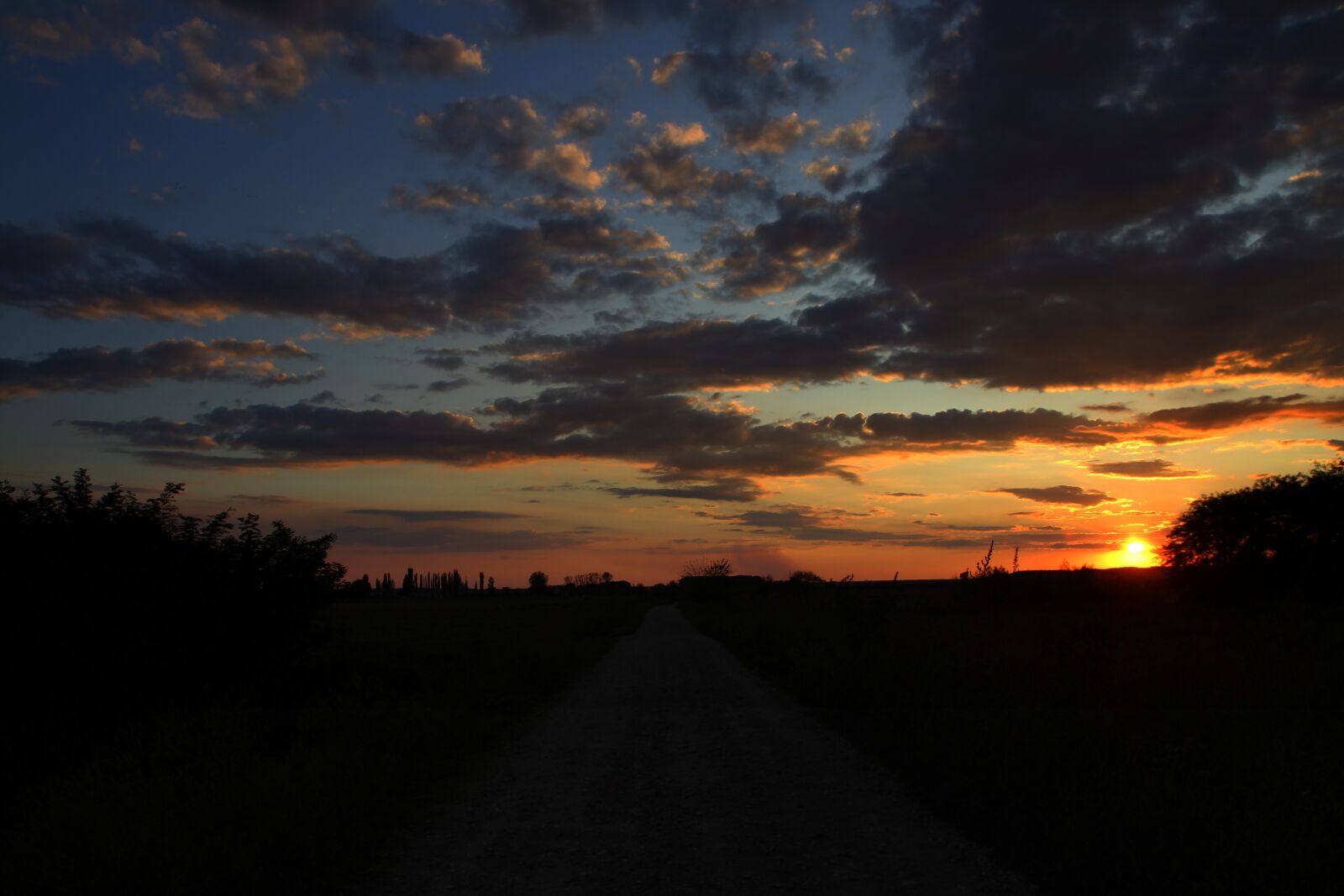 Canon EOS 700D (EOS Rebel T5i / EOS Kiss X7i) sample photo. Road, sunset, cloud photography