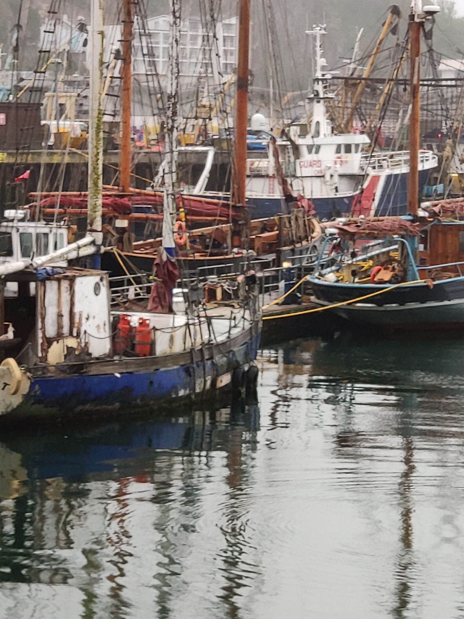 Xiaomi MI 8 sample photo. Brixham, harbour, fishing boat photography