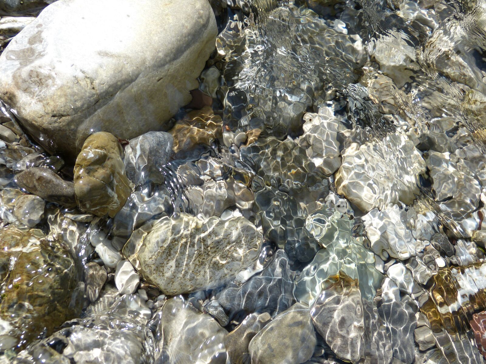 Panasonic Lumix DMC-FZ150 sample photo. Ostrach, riverbed, mountain stream photography