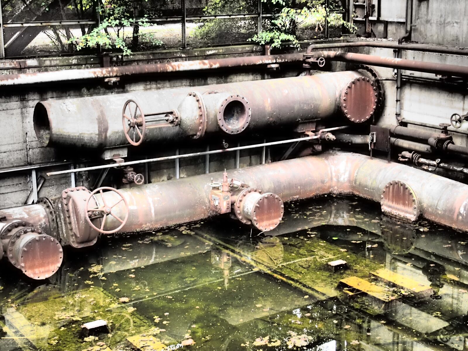 Olympus PEN E-PL3 sample photo. Duisburg, industry, water photography