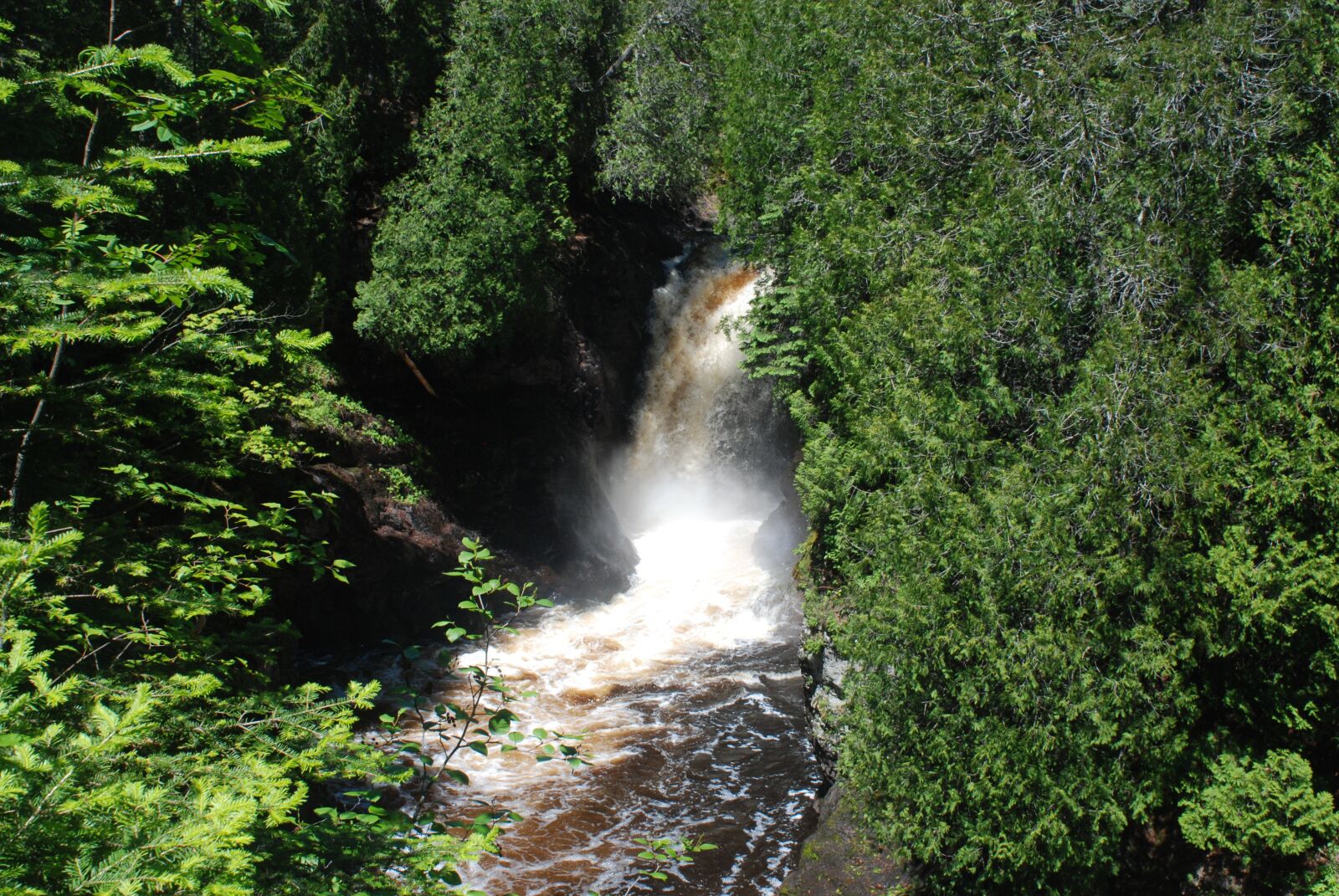 Nikon D80 sample photo. Waterfall, fast, flowing photography