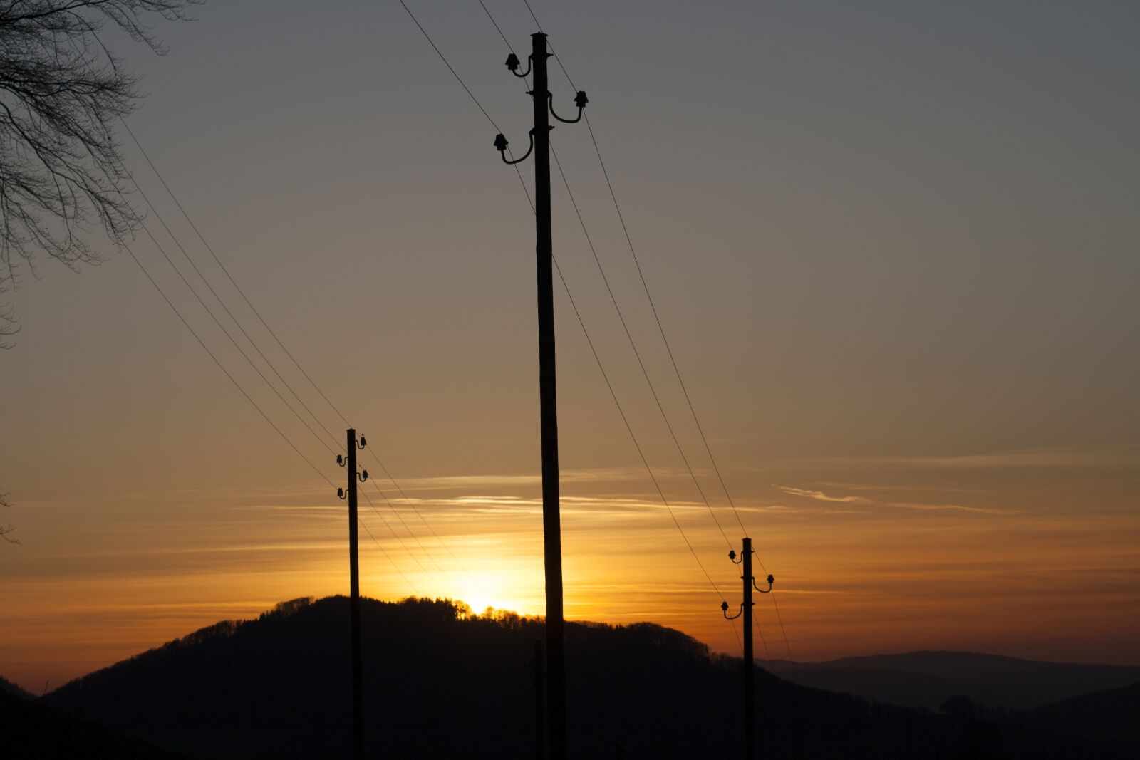 Canon EOS 400D (EOS Digital Rebel XTi / EOS Kiss Digital X) sample photo. Sunrise, switzerland, mood photography