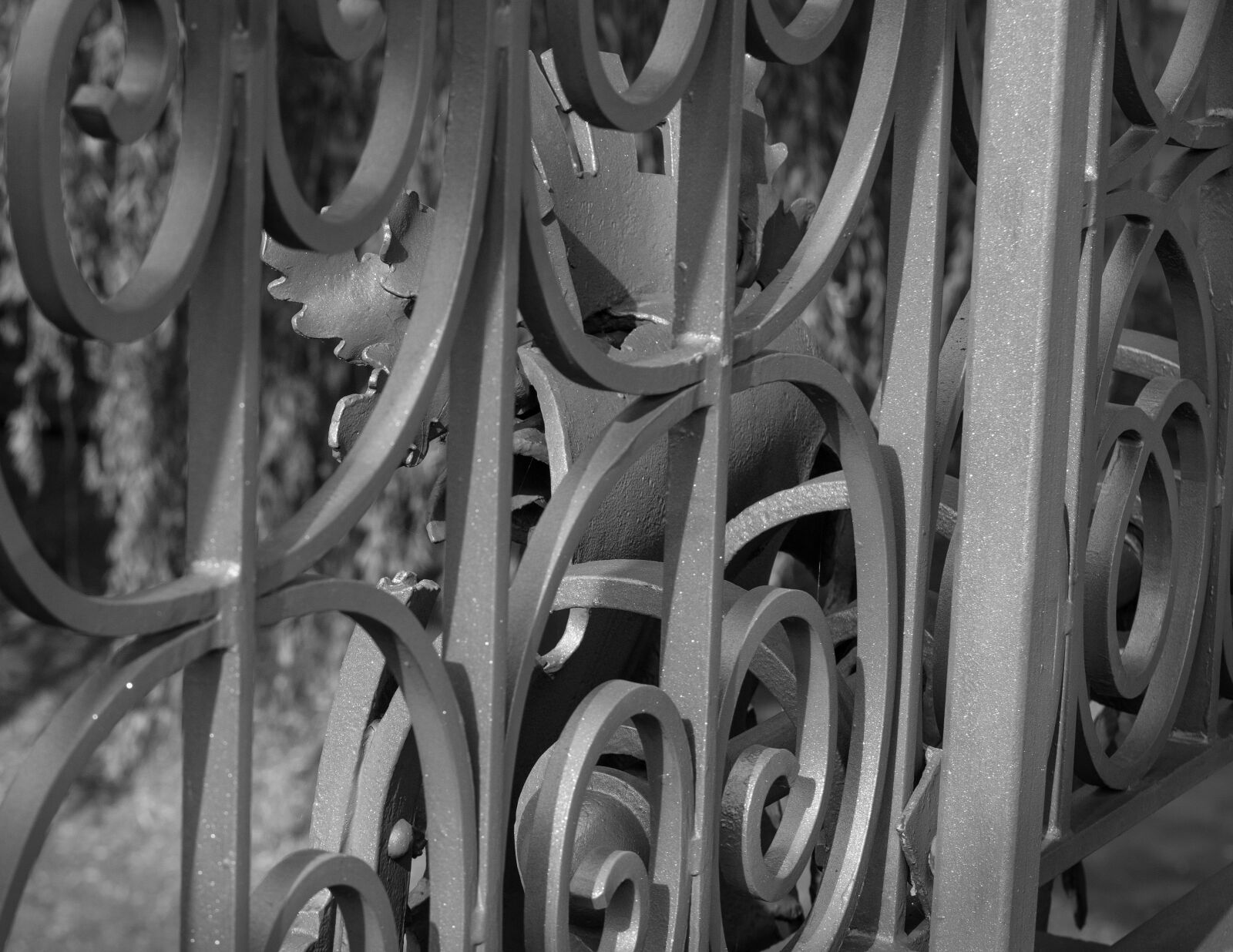 Pentax K-3 + Tamron SP AF 70-200mm F2.8 Di LD (IF) MACRO sample photo. Railing, iron, wrought iron photography