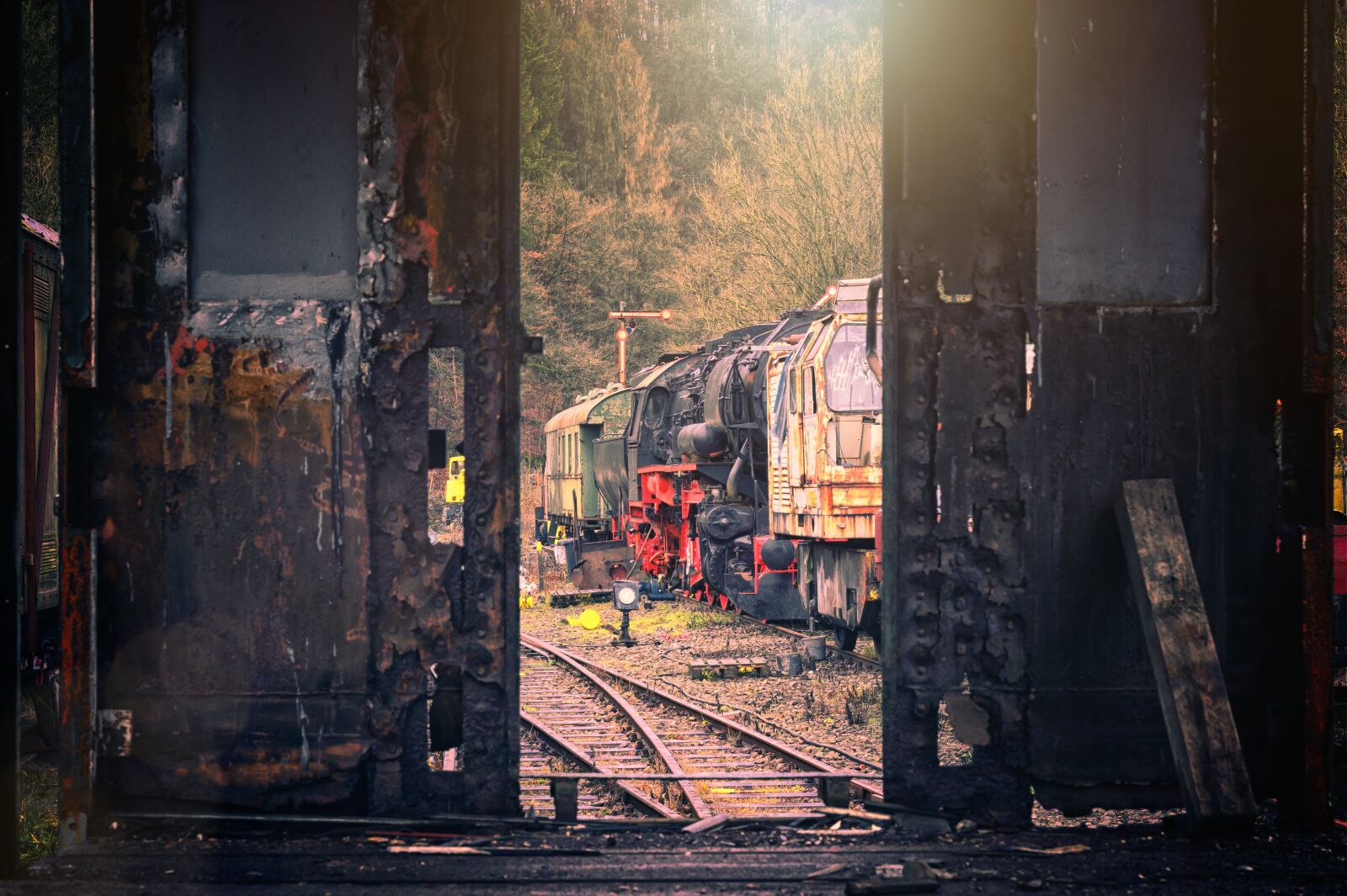 Nikon Z6 sample photo. Wagon, train, loco photography