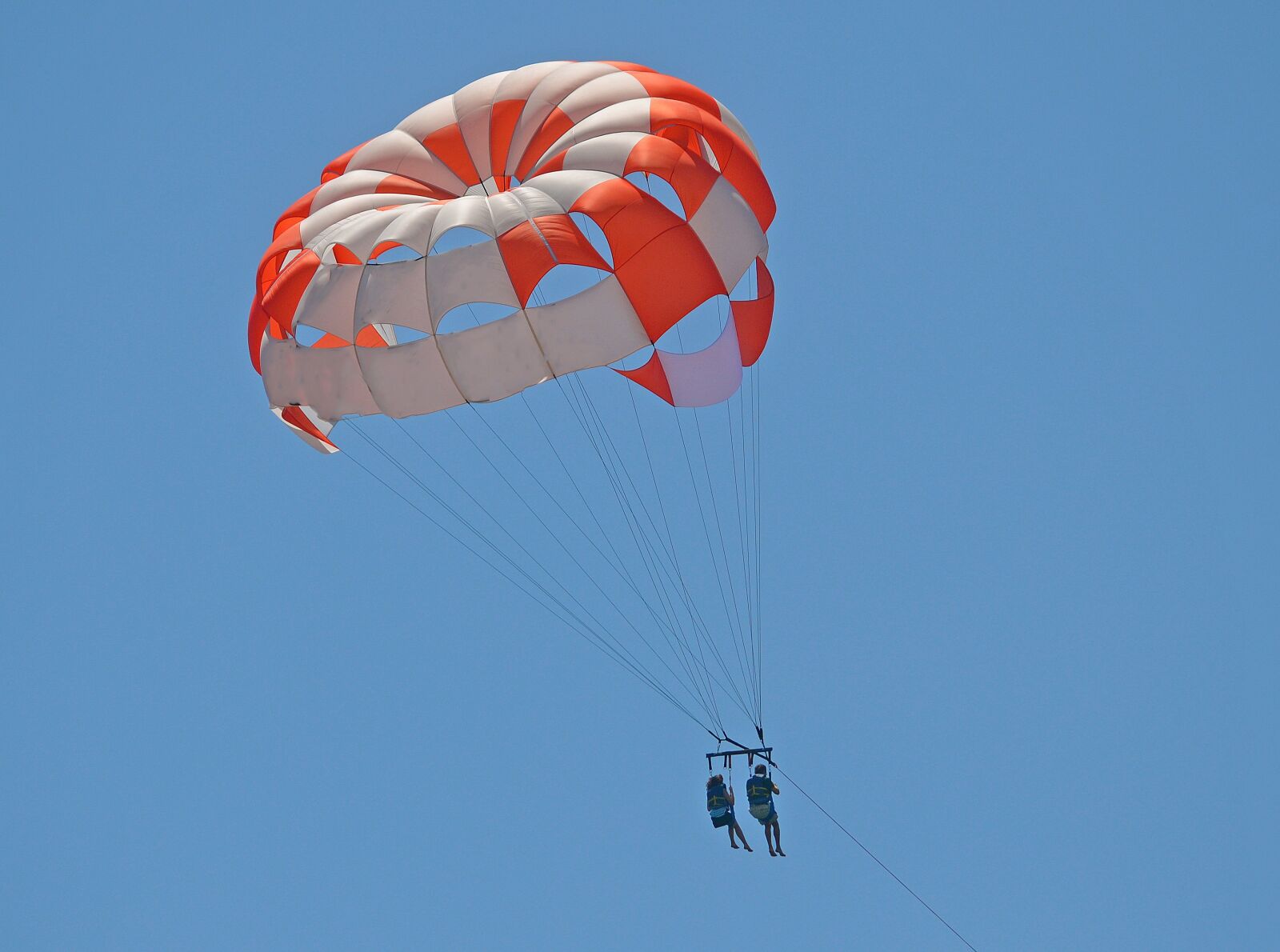 Nikon D5100 sample photo. Parachute, air, flying photography
