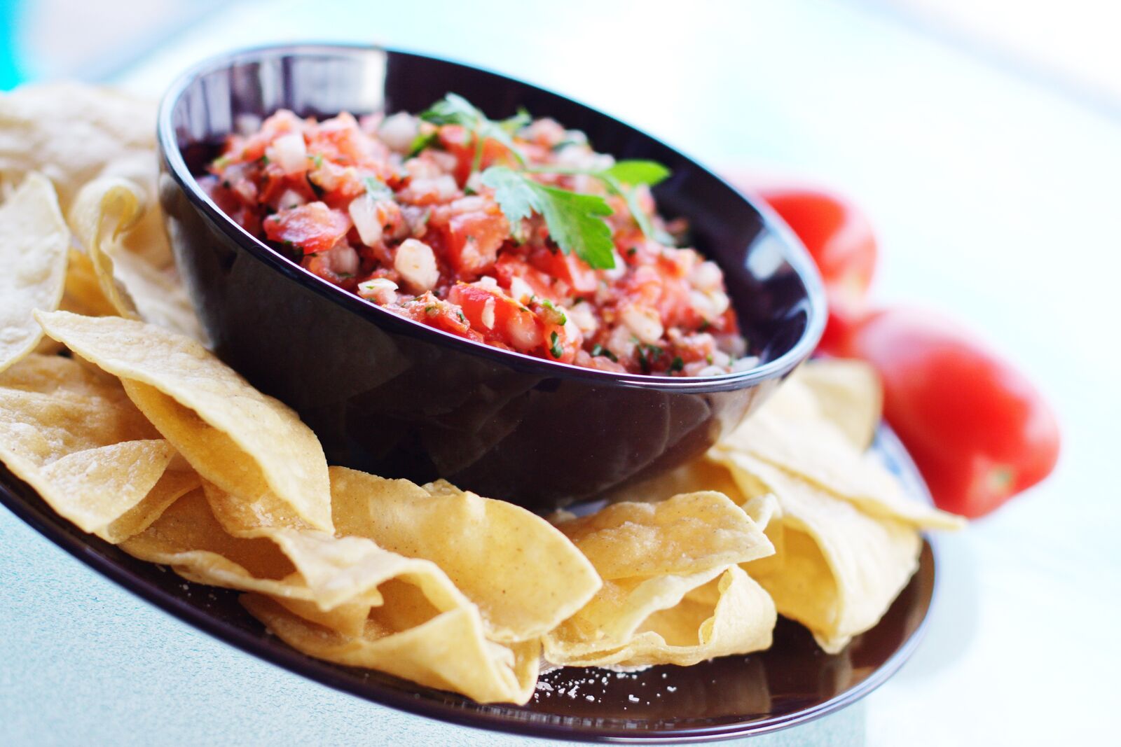 Canon EOS 40D sample photo. Salsa, fiesta, fresh food photography