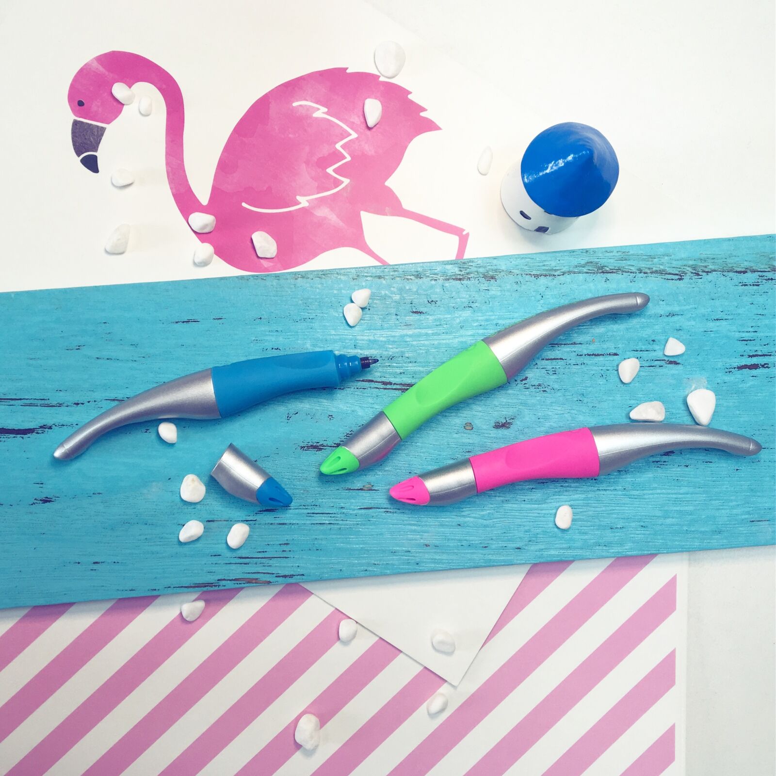 Apple iPhone 6s sample photo. Stabilo, stationery, grip pen photography