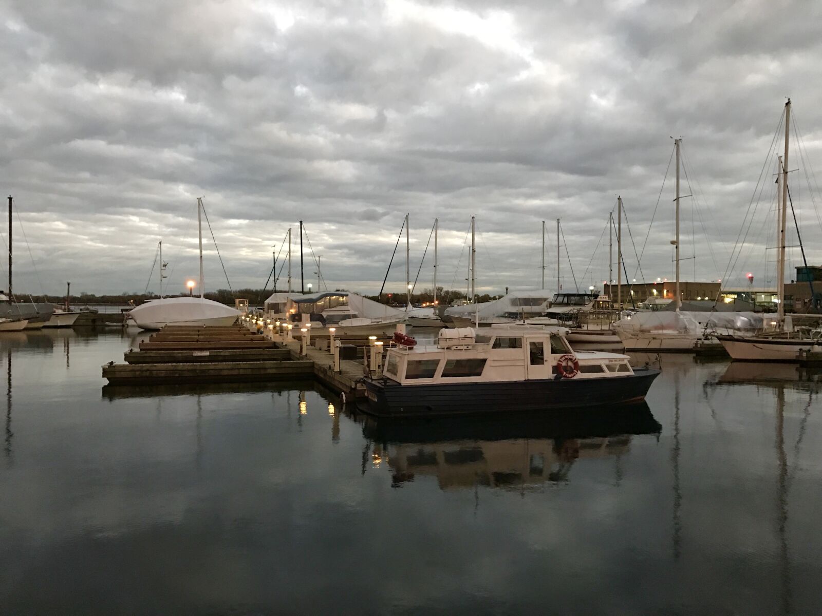 iPhone 7 Plus back iSight Duo camera 3.99mm f/1.8 sample photo. Boats, dock, lake photography