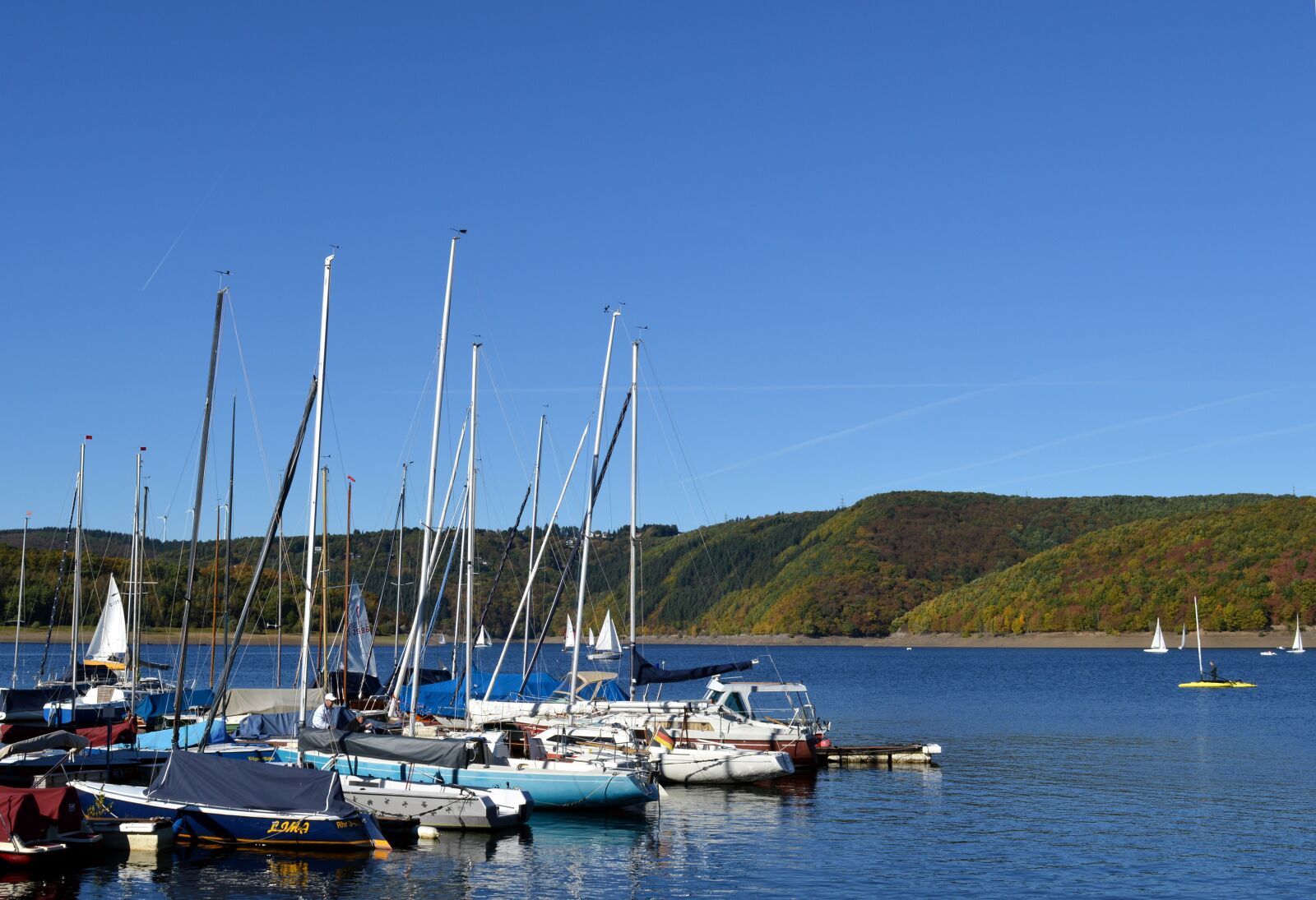 Nikon D3200 sample photo. Rurtalsperre, schwammenauel, eifel photography