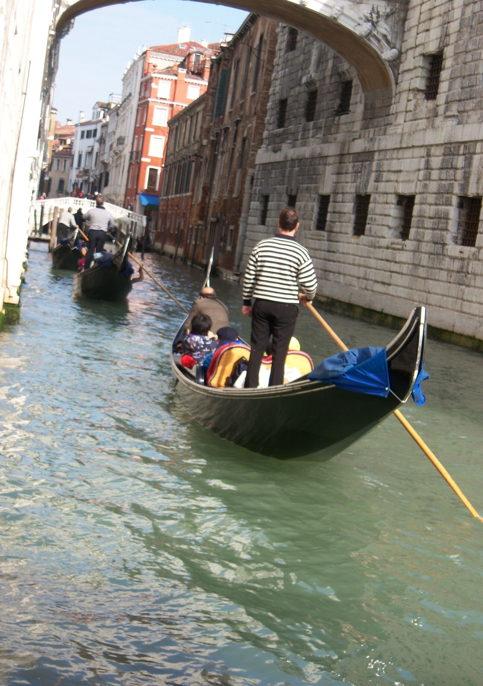 Kodak EASYSHARE V803 ZOOM DIGITAL CAMERA sample photo. Venice, italy, gondolas photography