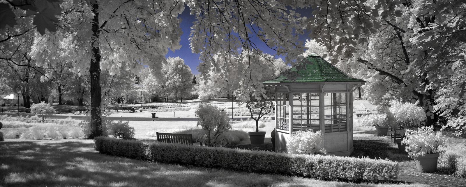 Canon EOS M sample photo. Pavilion, infra red, britz photography