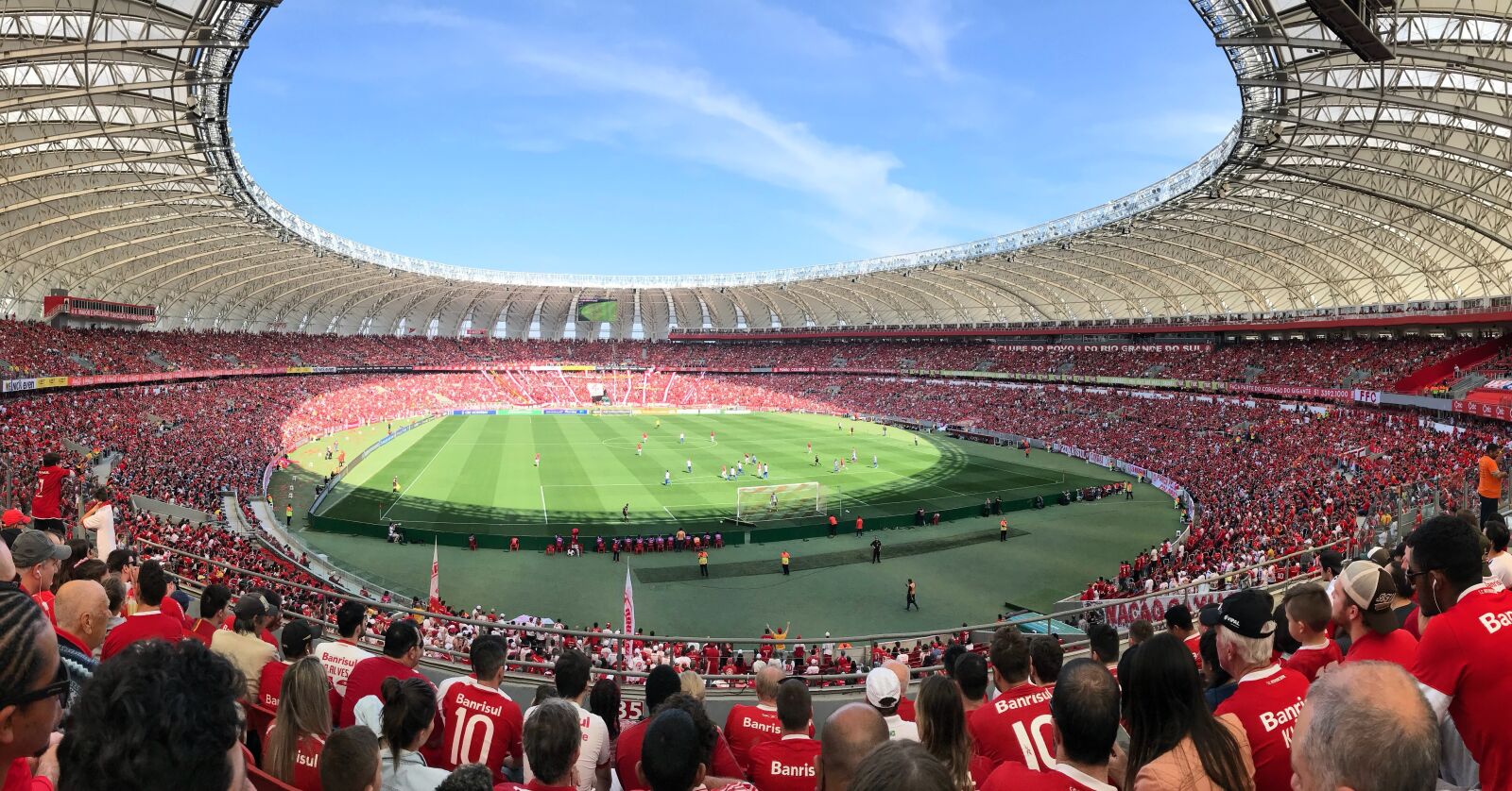 Apple iPhone 7 sample photo. Stadium, crowded, football photography