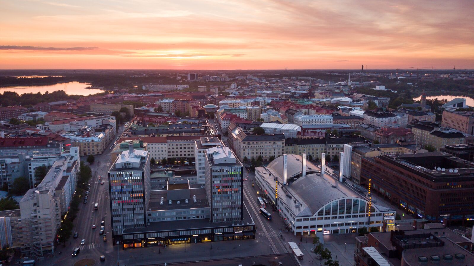 DJI FC220 sample photo. Helsinki, finnish, kamppi photography