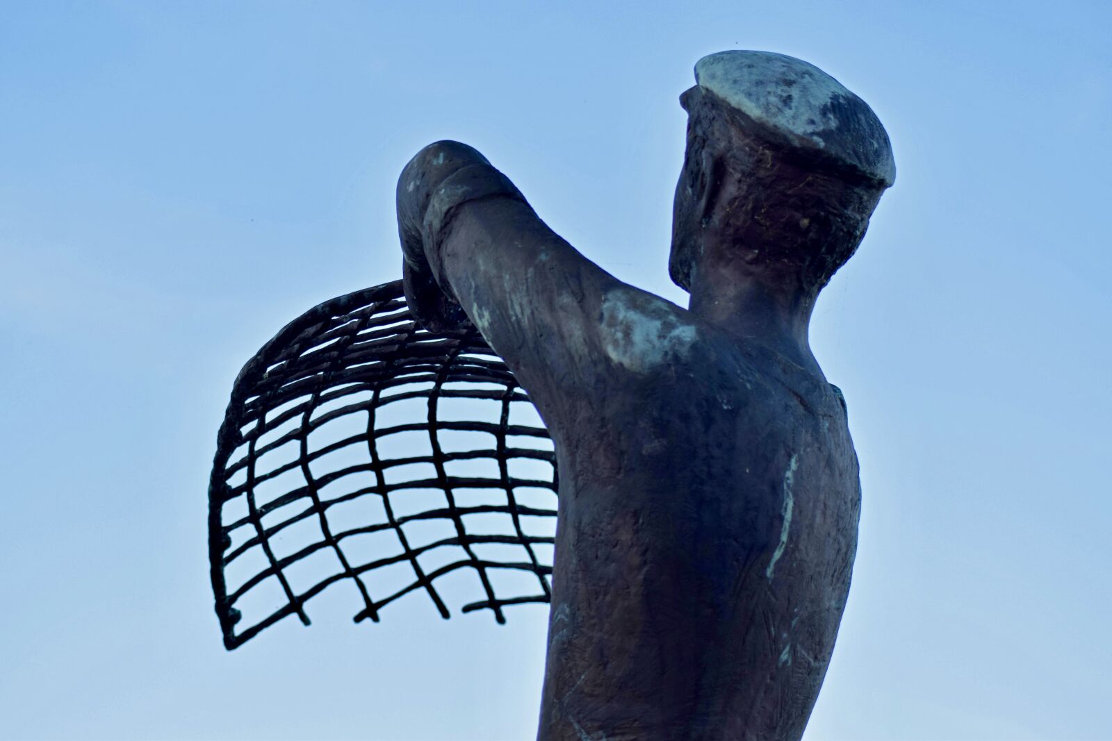 Nikon D3300 sample photo. Fisherman, statue, haffkrug photography