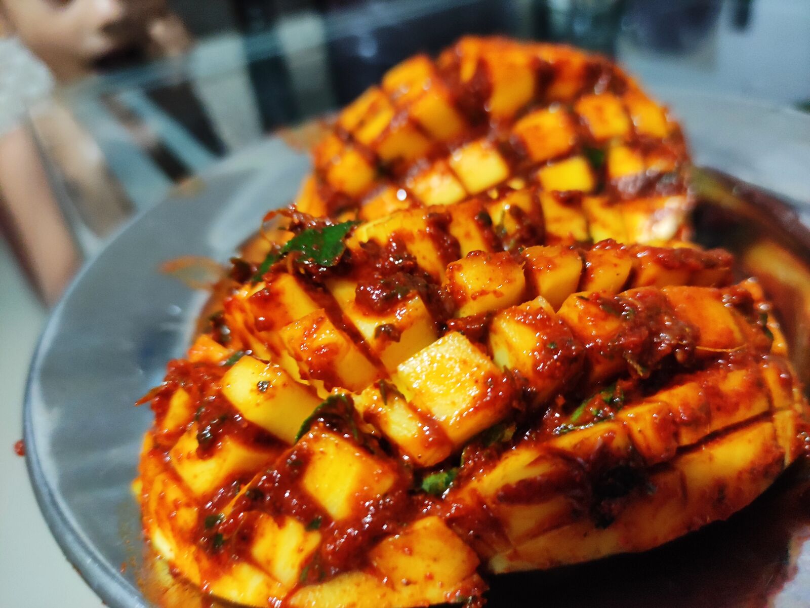 Xiaomi POCO X2 sample photo. Mango, kerala street food photography