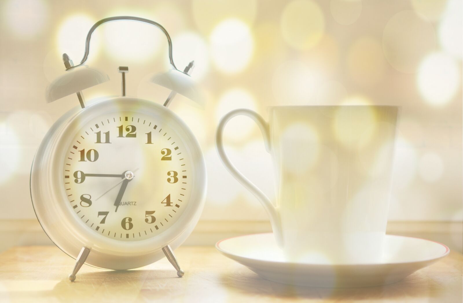 Nikon D5200 sample photo. Alarm clock, coffee cup photography
