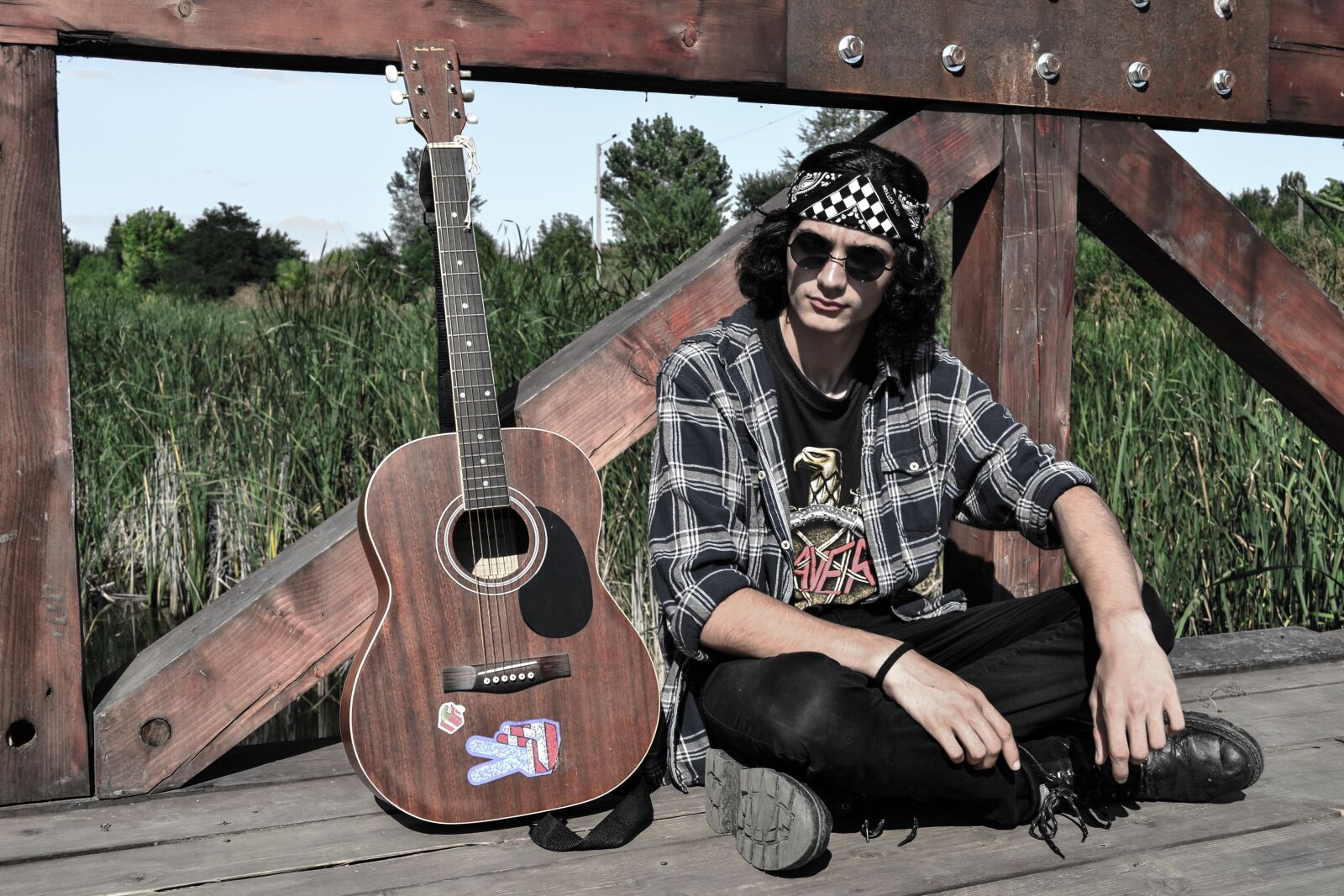 Nikon D3100 sample photo. Rock, guitar, guy photography